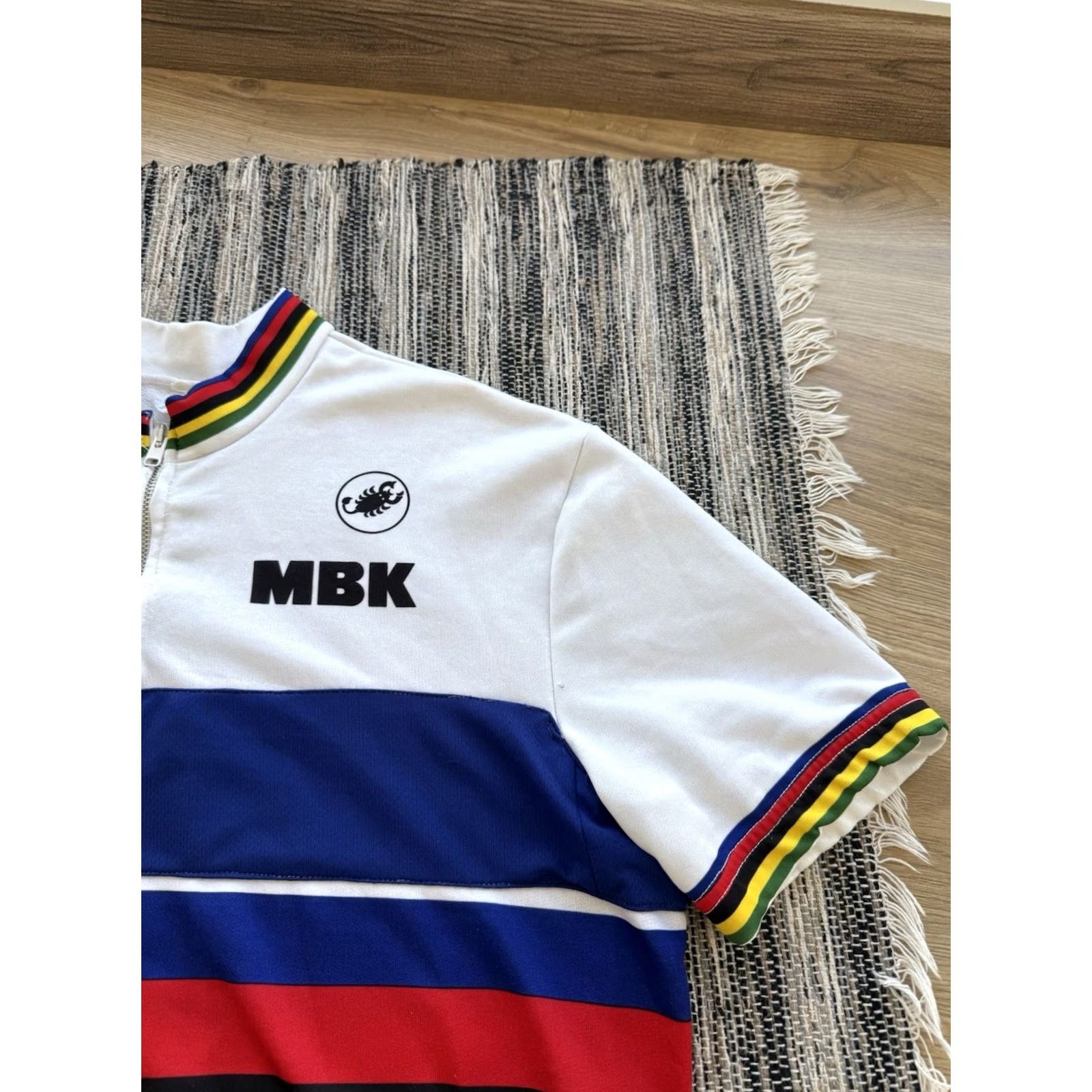 Vintage VINTAGE Castelli Cycling Jersey Shirt Men L White 90s VELO Rare - Mens Size US L / EU 52-54 / 3 - 4 Thumbnail