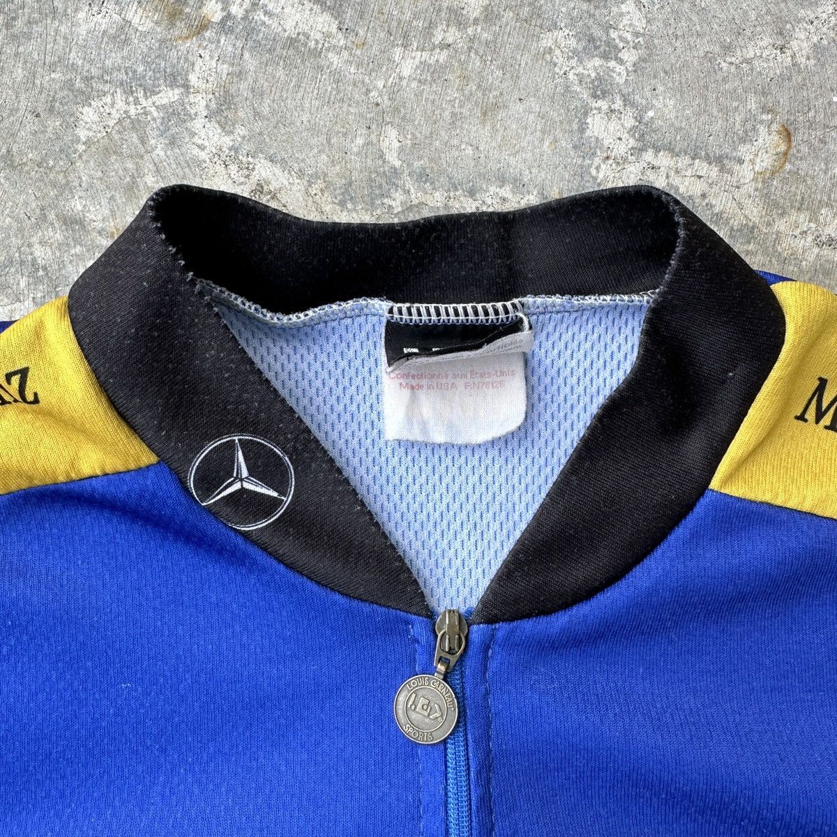 Mercedes-Benz Mercedes Benz made in USA Bicycle Jersey long sleeve tee Size US M / EU 48-50 / 2 - 4 Thumbnail
