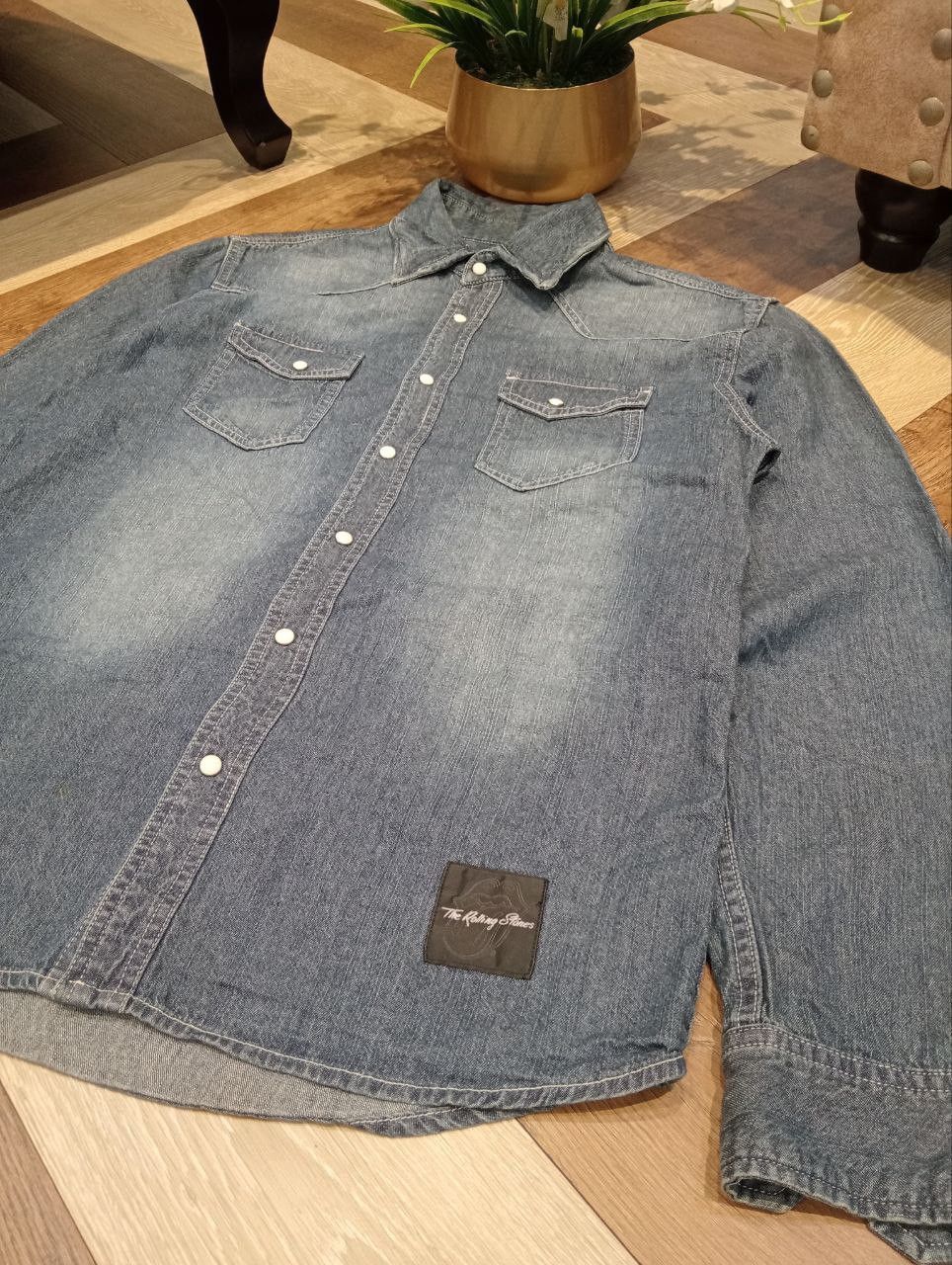 The Rolling Stones THE ROLLING STONES DENIM SHIRT - SIZE L Size US L / EU 52-54 / 3 - 6 Thumbnail
