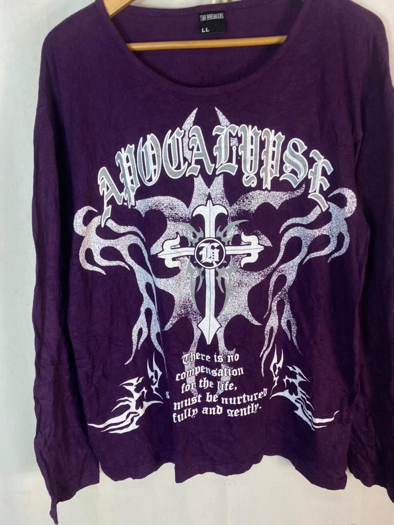 Japanese Brand Unisex🔥The breakers printed long sleeve tshirt Size US L / EU 52-54 / 3 - 3 Thumbnail