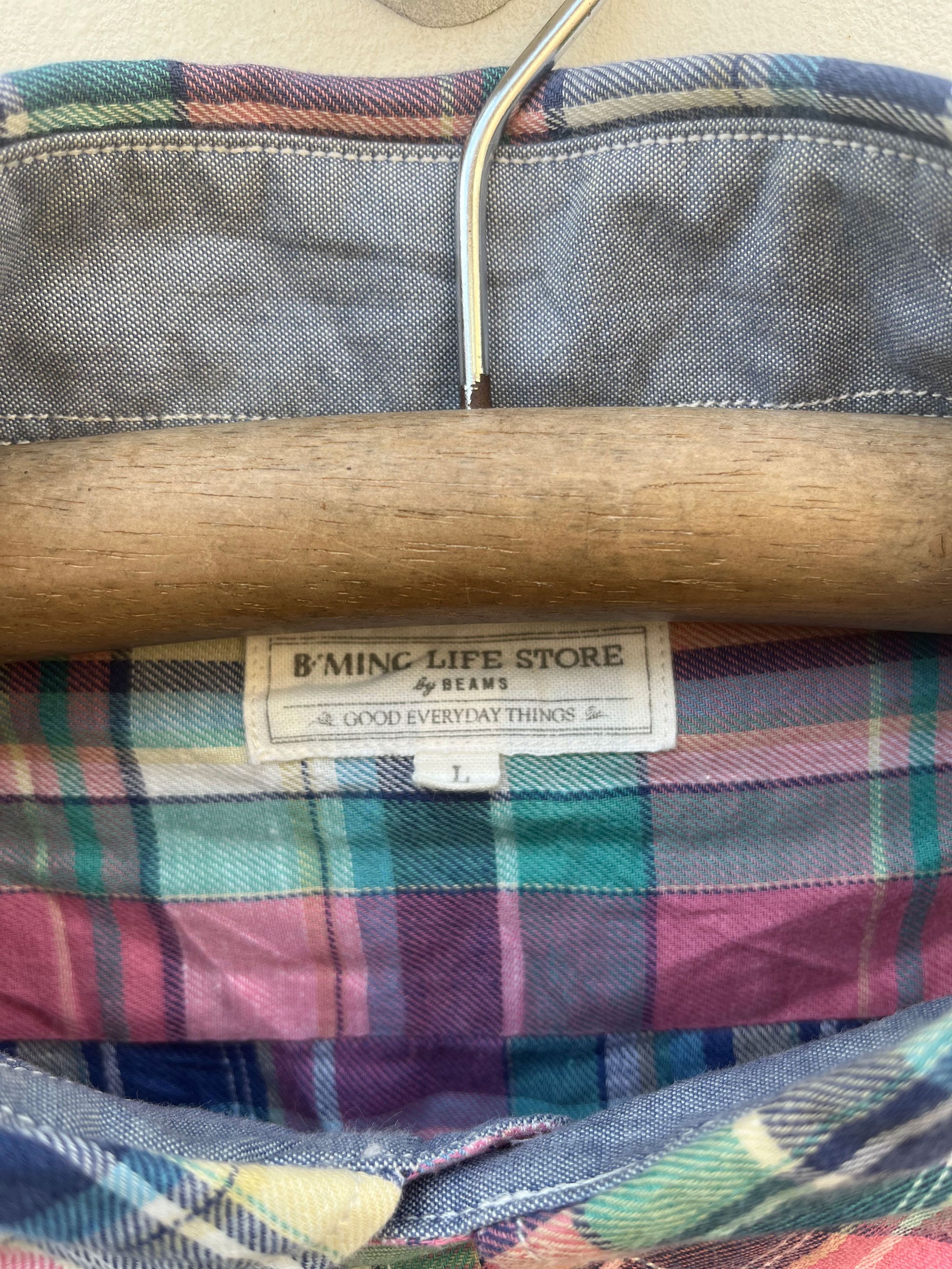 Beams Plus × Designer × Japanese Brand Beams Japan Light Flannel Shirt Size US L / EU 52-54 / 3 - 2 Thumbnail