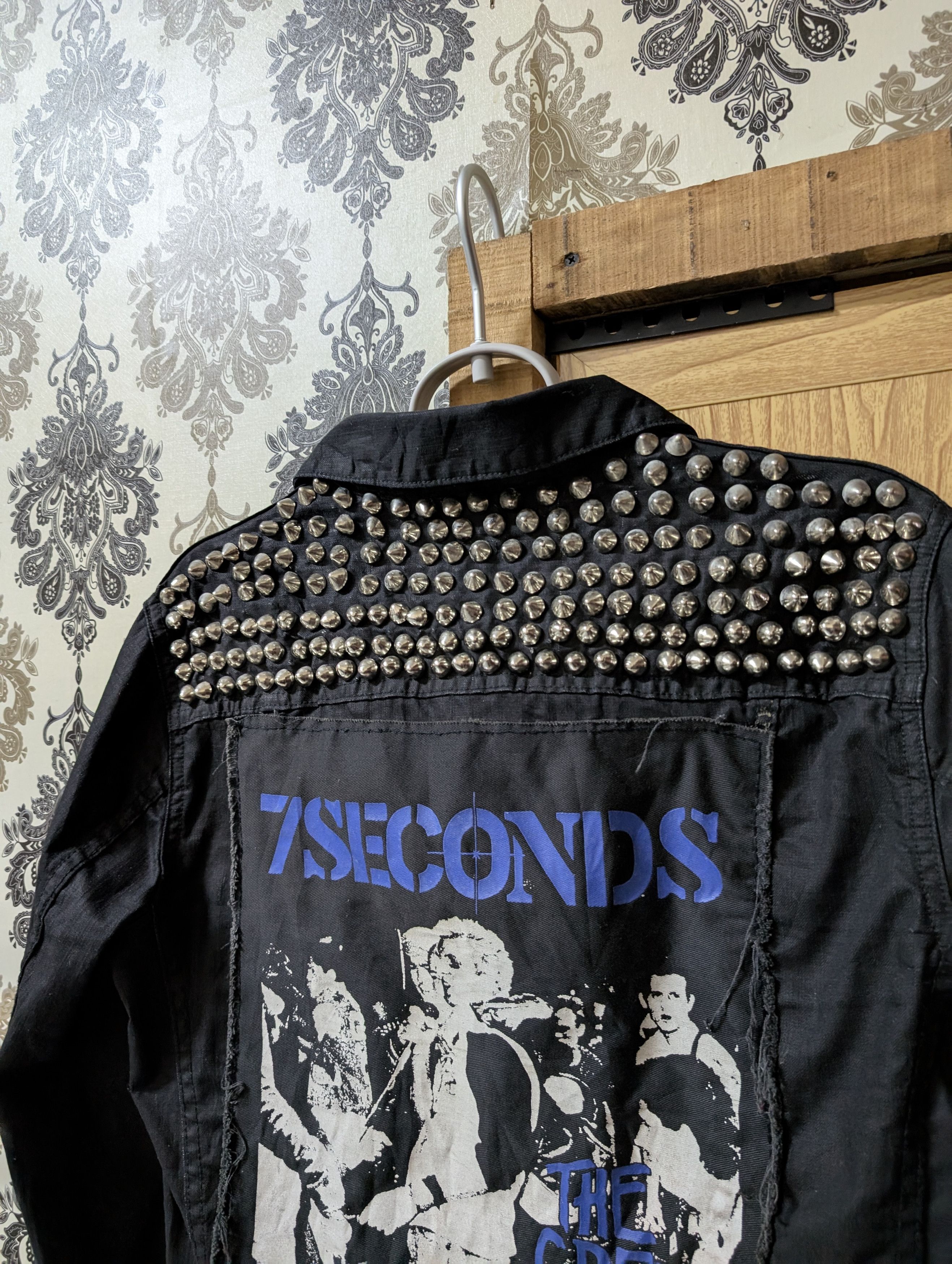 Band Tees Custom Jacket Vintage 7 Seconds Band Hardcore Punk Anarchy Size US M / EU 48-50 / 2 - 6 Thumbnail