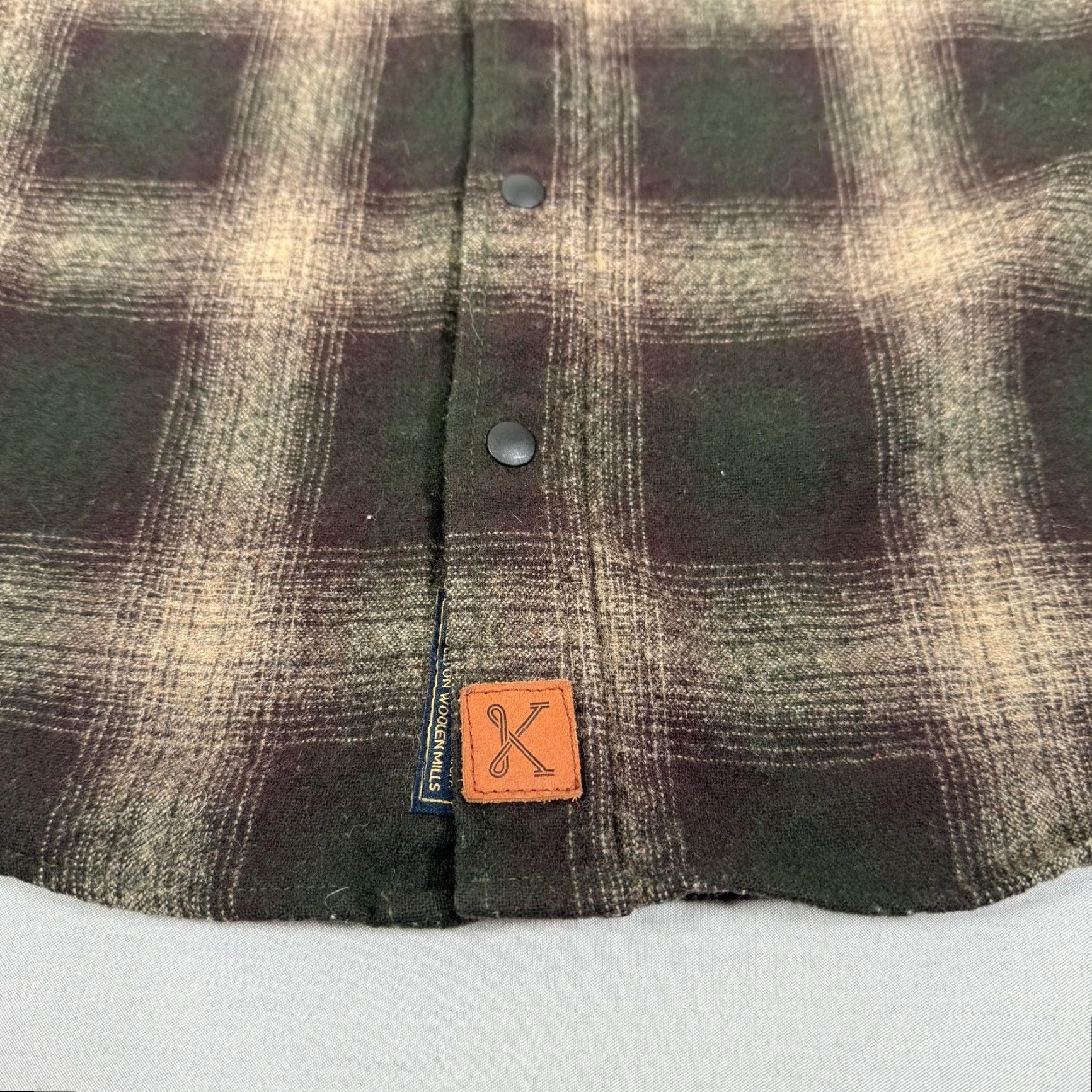 Pendleton VINTAGE Pendleton Kitsbow Shirt Mens XS Brown Plaid Wool Flannel Snap Button Western USA Size US XS / EU 42 / 0 - 6 Thumbnail