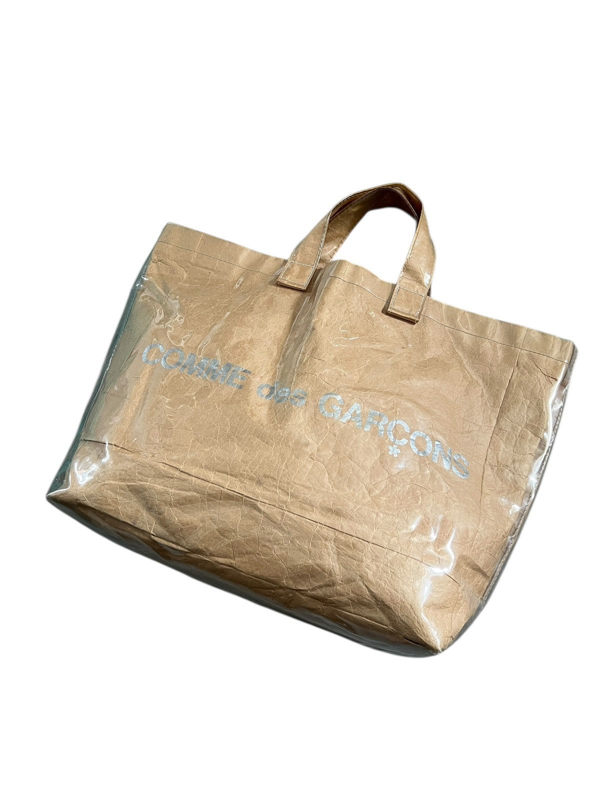 Comme des Garcons Comme des Garcons PVC Kraft Paper Tote Bag Size ONE SIZE - 7 Thumbnail