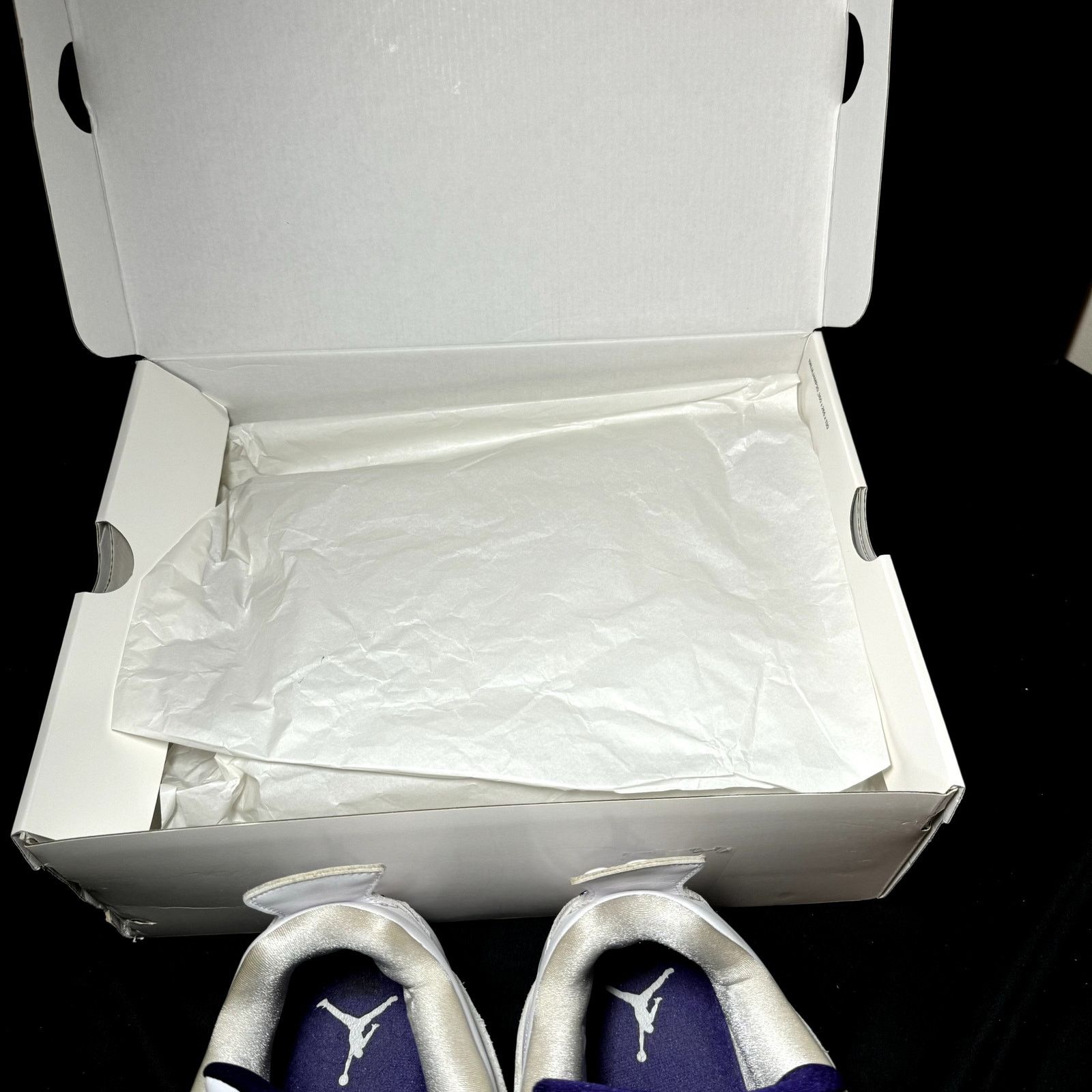 Jordan Brand × Nike Size 11.5 - Air Jordan 4 Retro Purple Metallic Men's Shoes Size US 11.5 / EU 44-45 - 11 Thumbnail