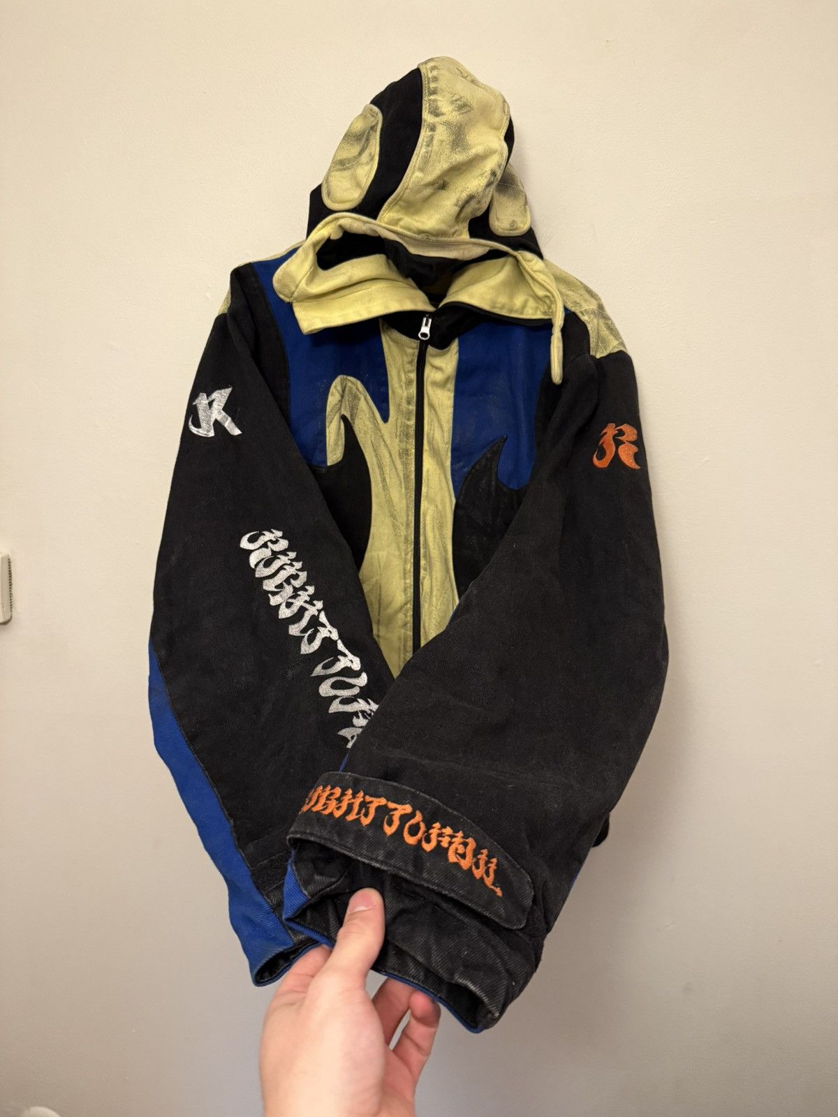 Kusikohc Kusikohc Technical Wingsuit Windbreaker in Blue Green Black Size US M / EU 48-50 / 2 - 2 Thumbnail