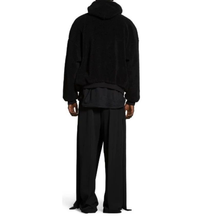 Balenciaga Balenciaga 23fw Sleeve Teddy Lambswool Zip Hoodie Jacket 25 Size US XXL / EU 58 / 5 - 7 Thumbnail