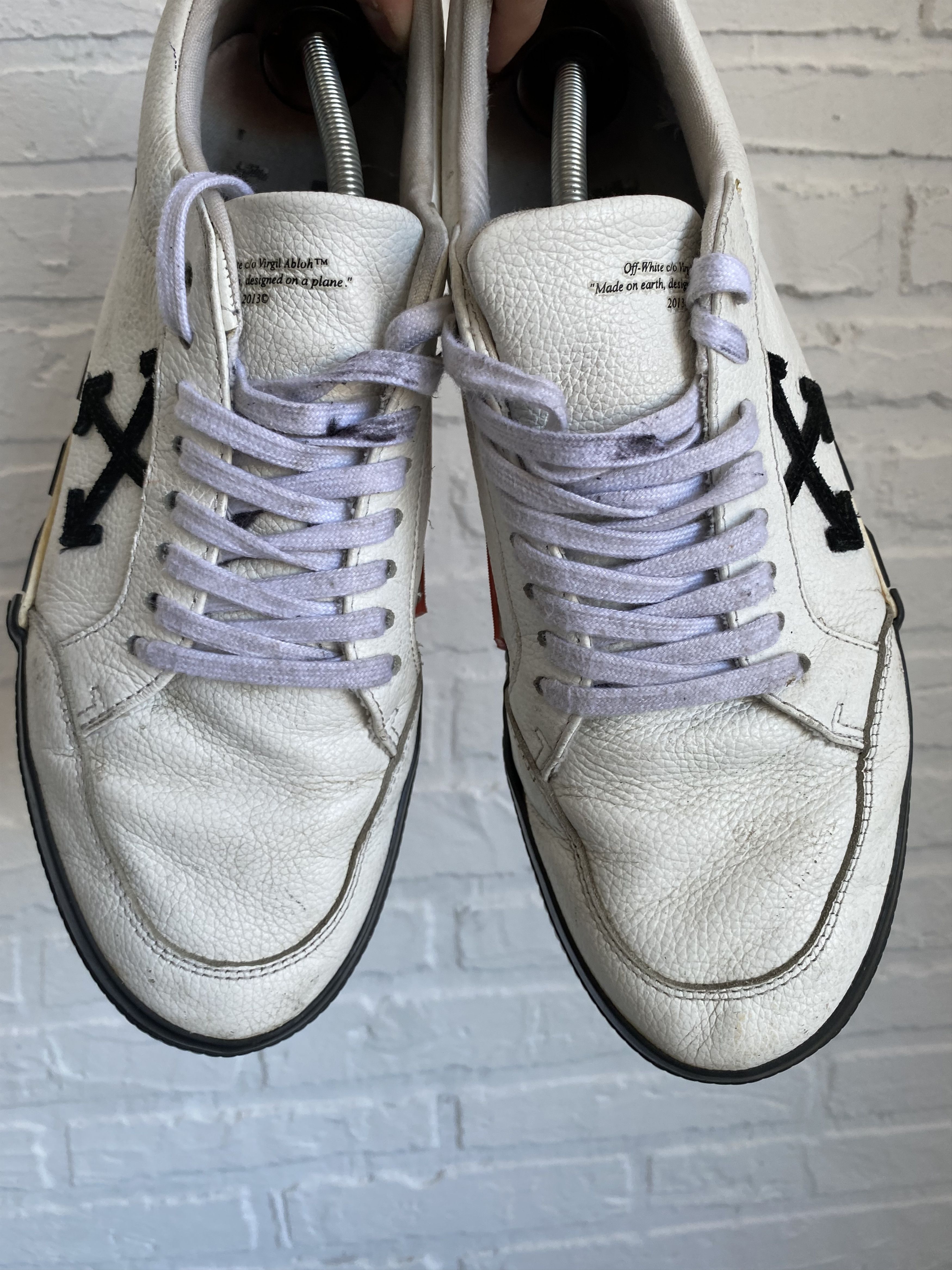 Off-White Off-white vulcanized leather sneakers Size US 10 / EU 43 - 6 Thumbnail