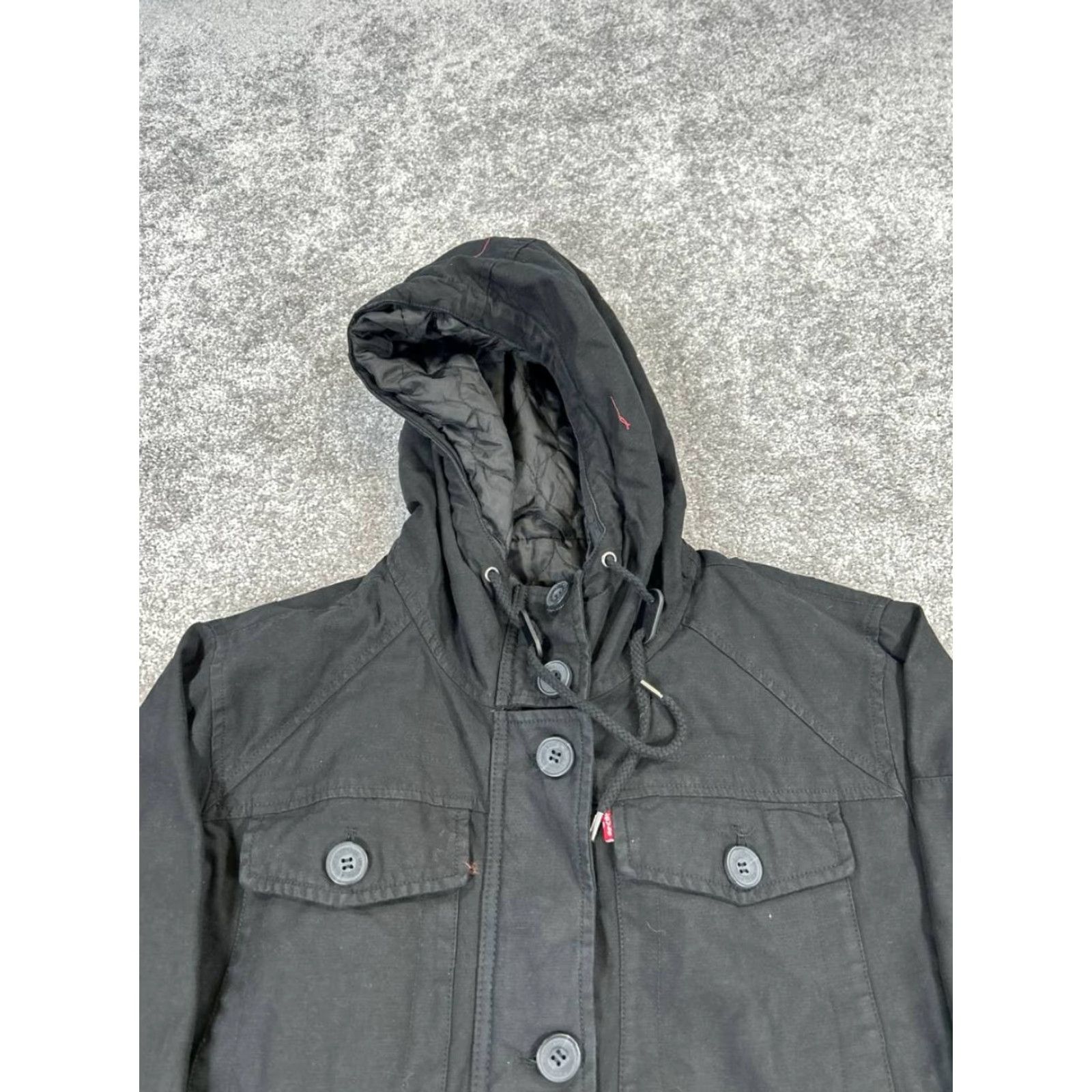 Levi's Levi's Jacket Womens 1X Black Cotton Insulated Parka New Size XL / US 12-14 / IT 48-50 - 2 Thumbnail
