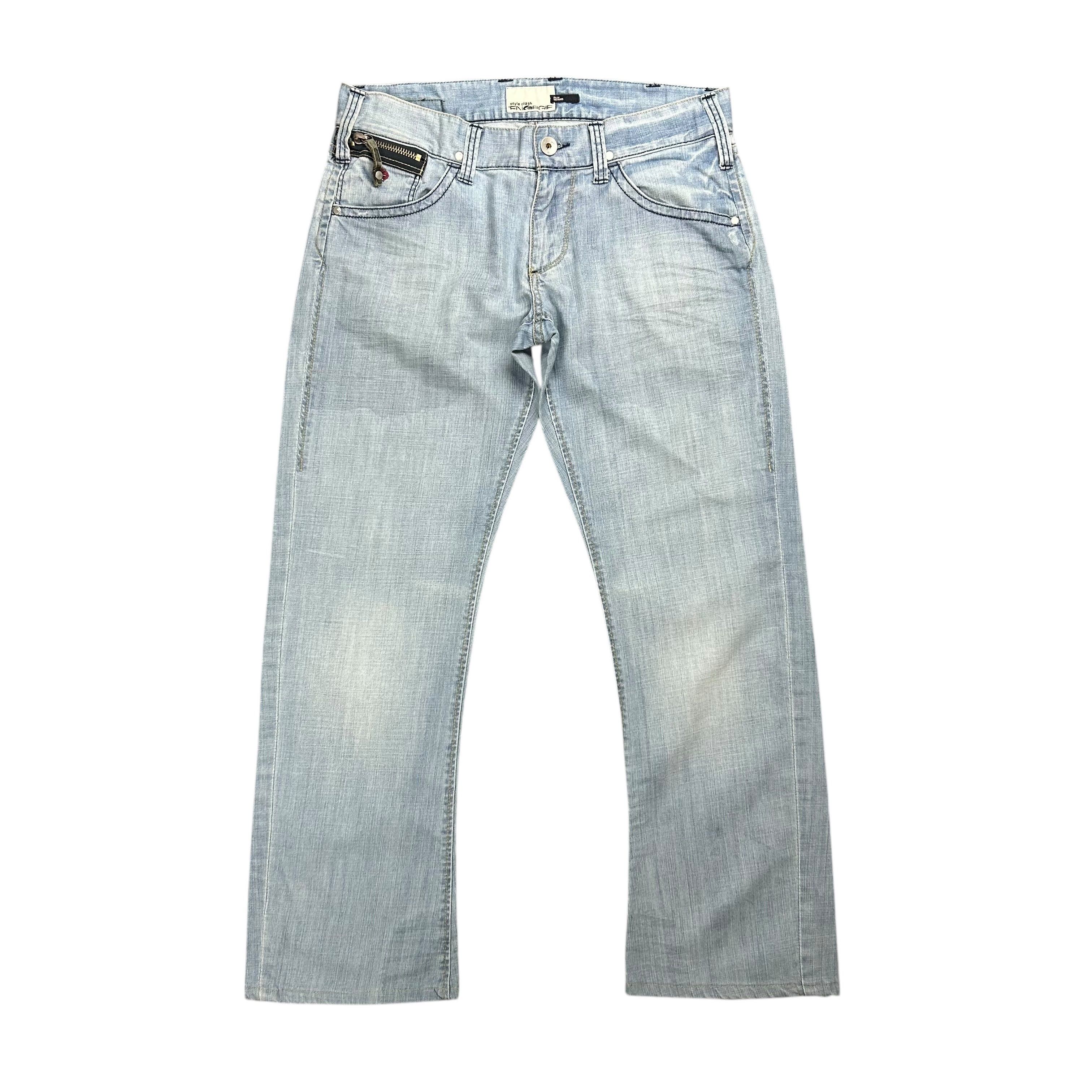 Energie Energie Morris Bootcut Flared Light Wash Denim Jeans W34L34 Size US 34 / EU 50 - 1 Thumbnail