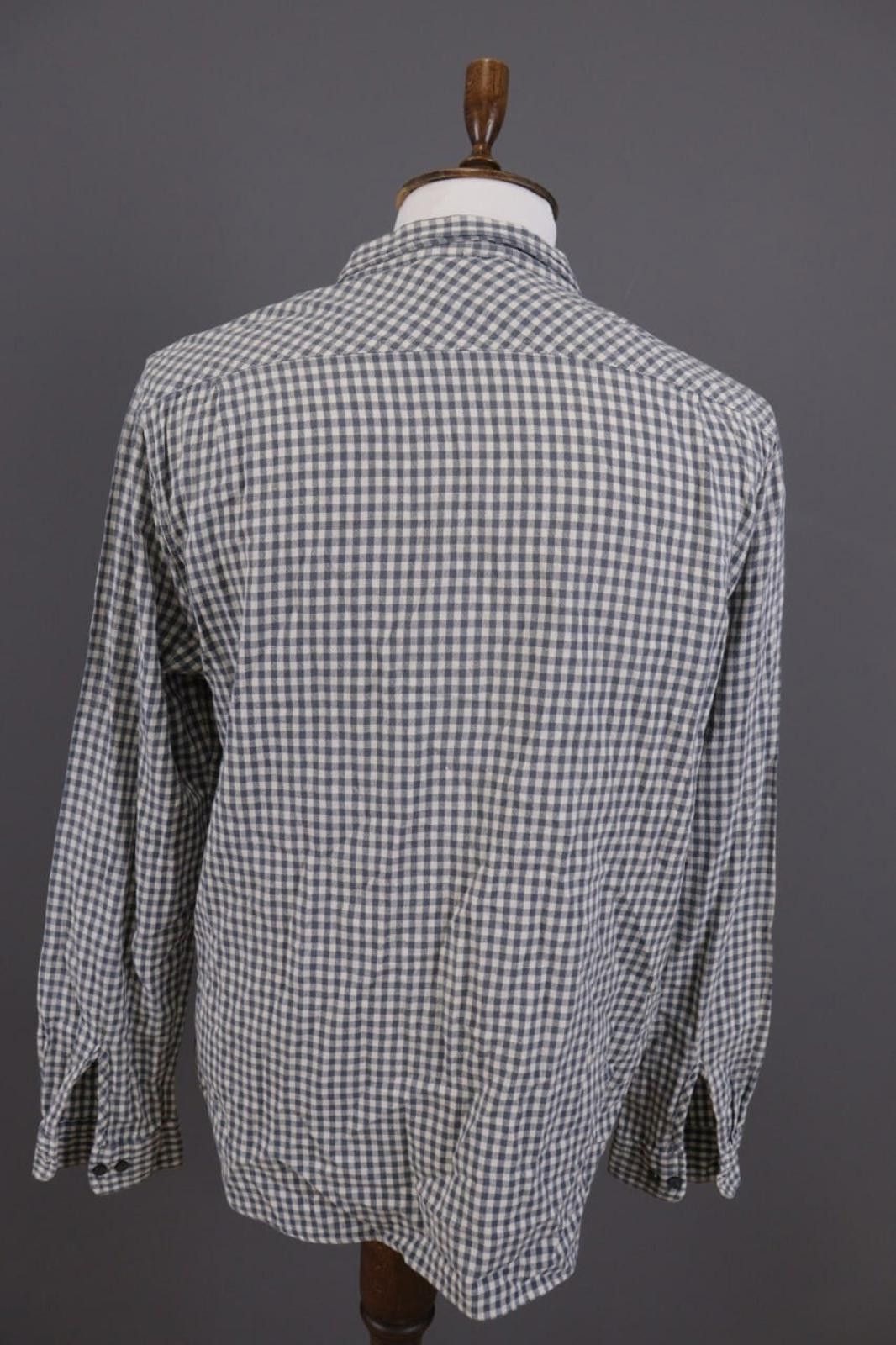 Denim & Supply Ralph Lauren Denim & Supply Ralph Lauren Gray Check Overshirt Shirt XL Size US XL / EU 56 / 4 - 8 Thumbnail