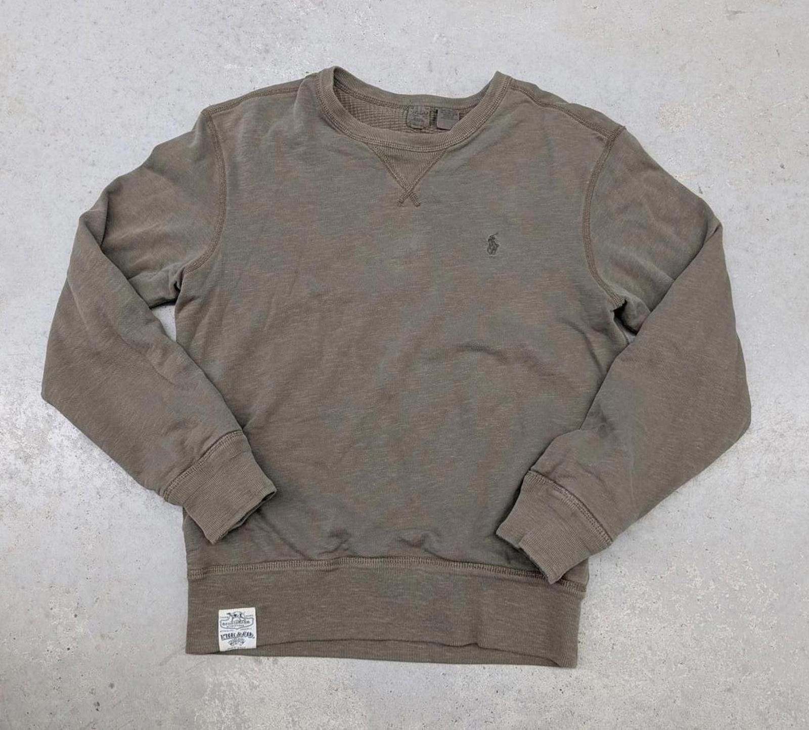Vintage Y2K Ralph Lauren Polo Sportsman Lined Olive Sweater