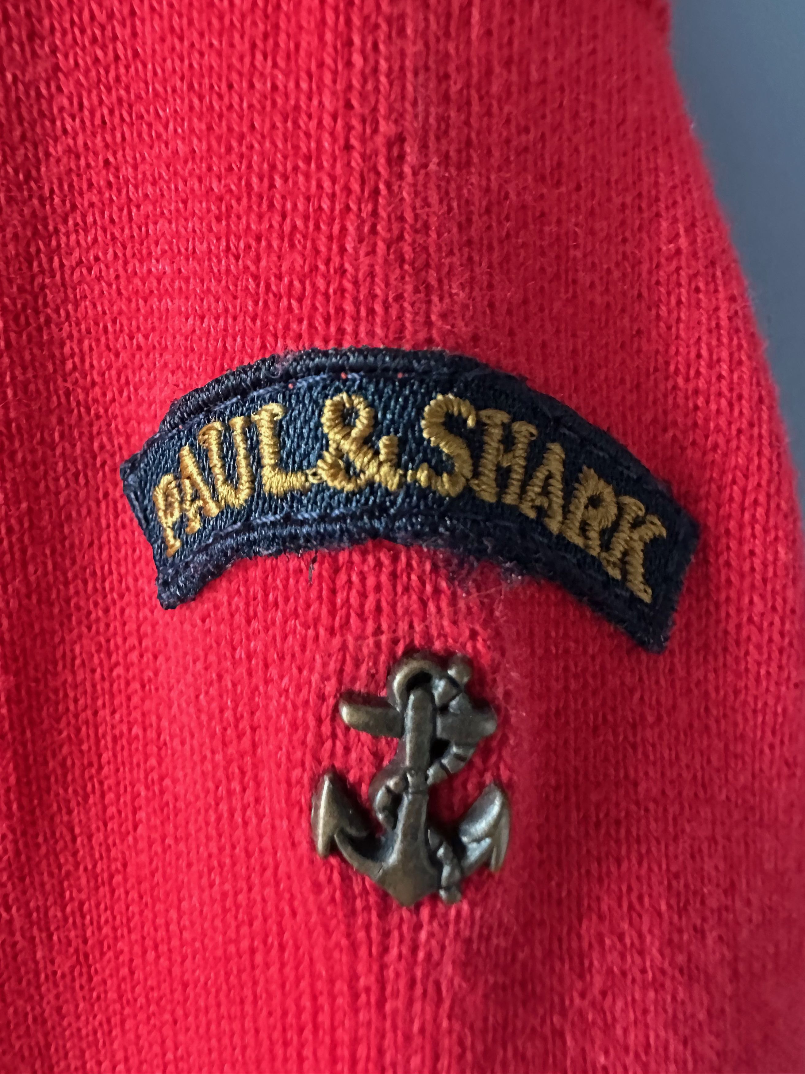 Paul & Shark Paul & Shark Bretagne Light Crew Neck Sweater Red Jumper Size US XL / EU 56 / 4 - 3 Thumbnail
