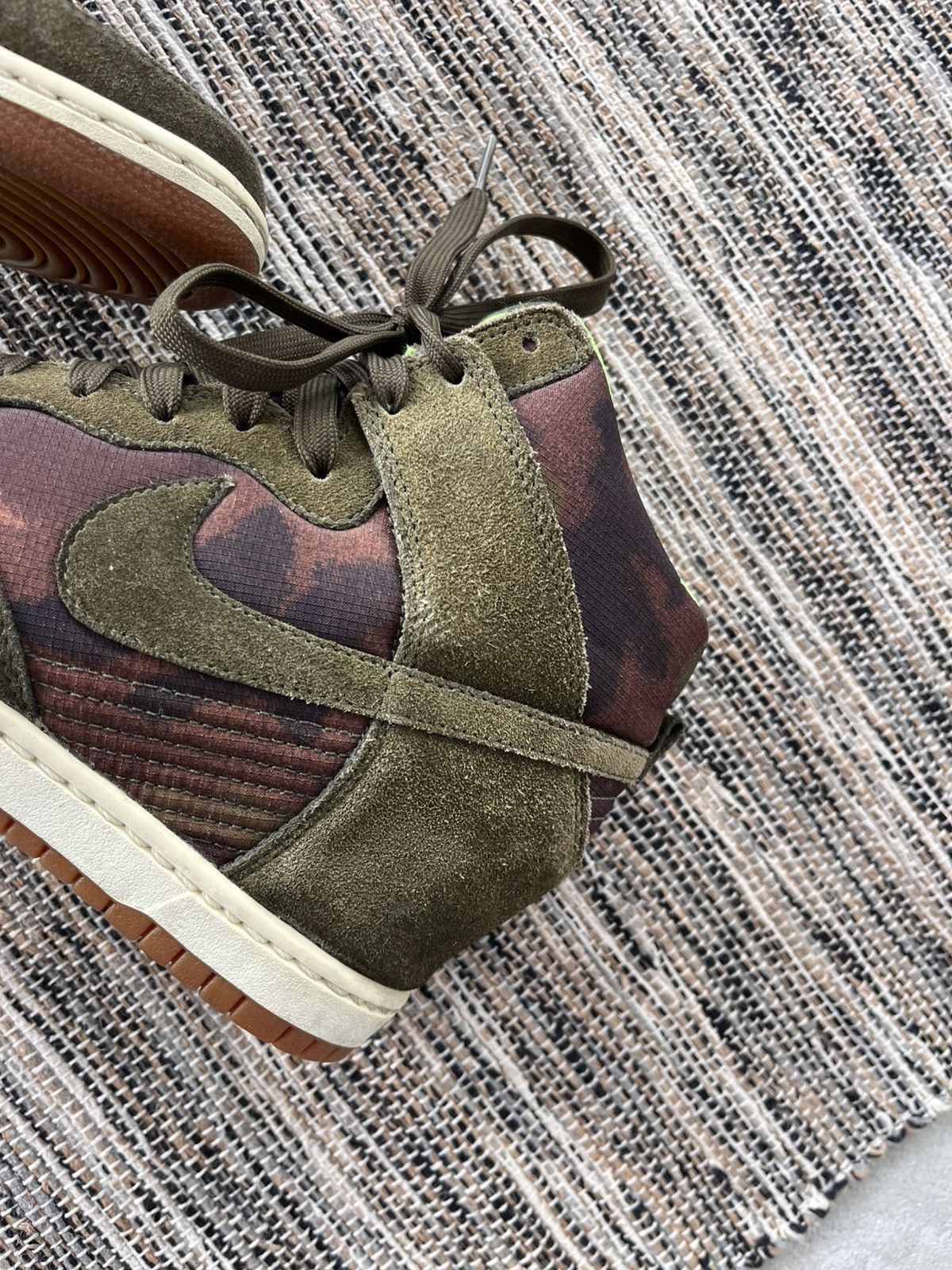 Nike Vintage Nike Dunk Sky Hi Camo Wedge Sneakers Y2K Rare Size US 5.5 / IT 35.5 - 7 Thumbnail