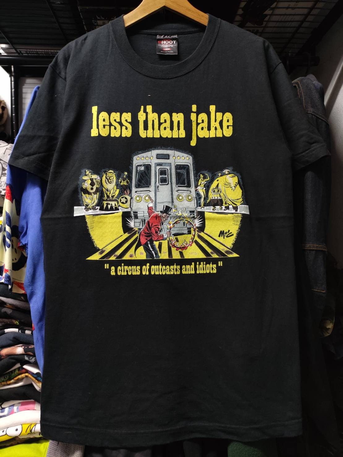 Band Tees Vtg 00's Less Than Jake A Circus of Idiots and Outcasts Tour Size US L / EU 52-54 / 3 - 3 Thumbnail