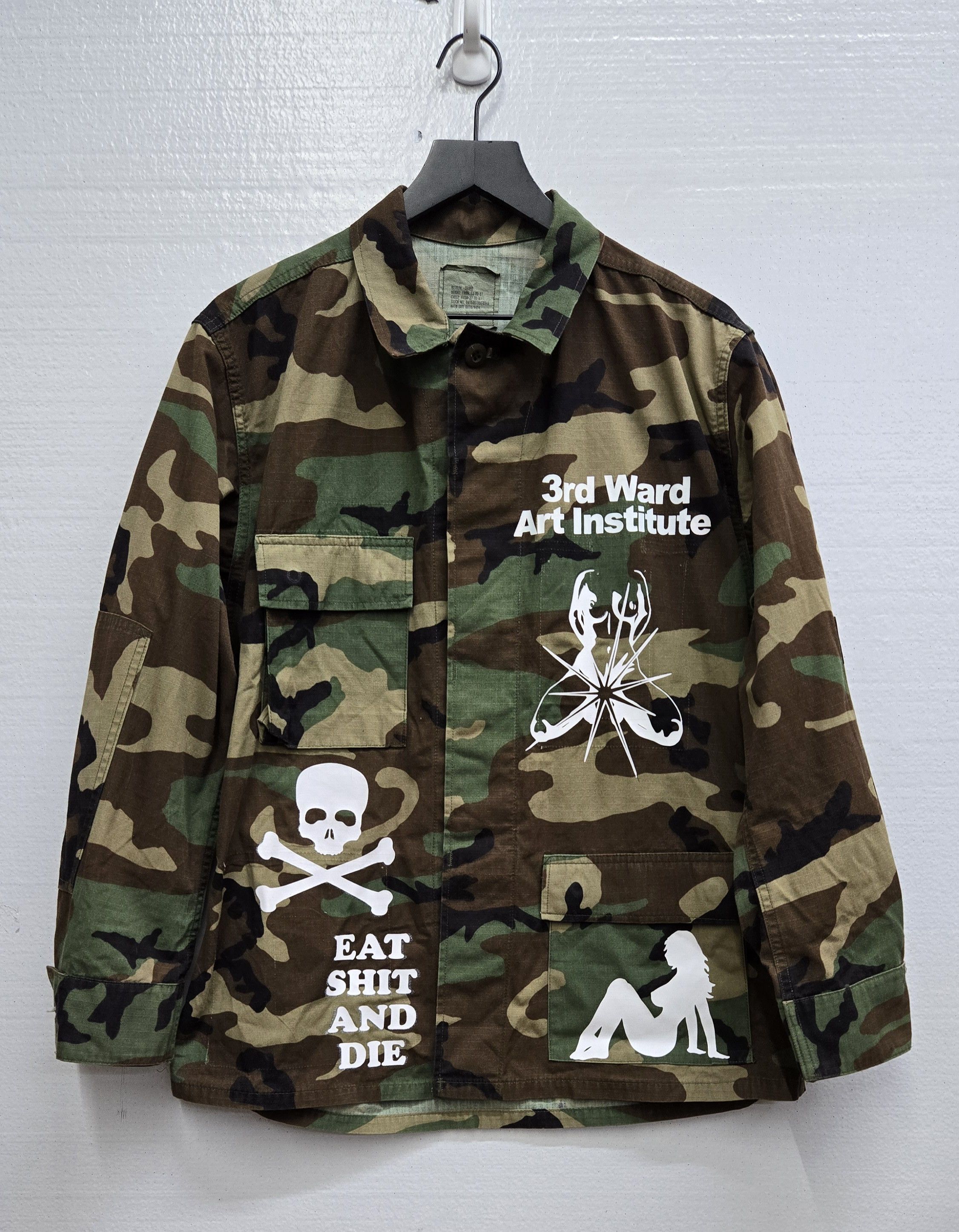 Vintage 3rd Ward Art Institute camo Jacket Size US M / EU 48-50 / 2 - 1 Thumbnail
