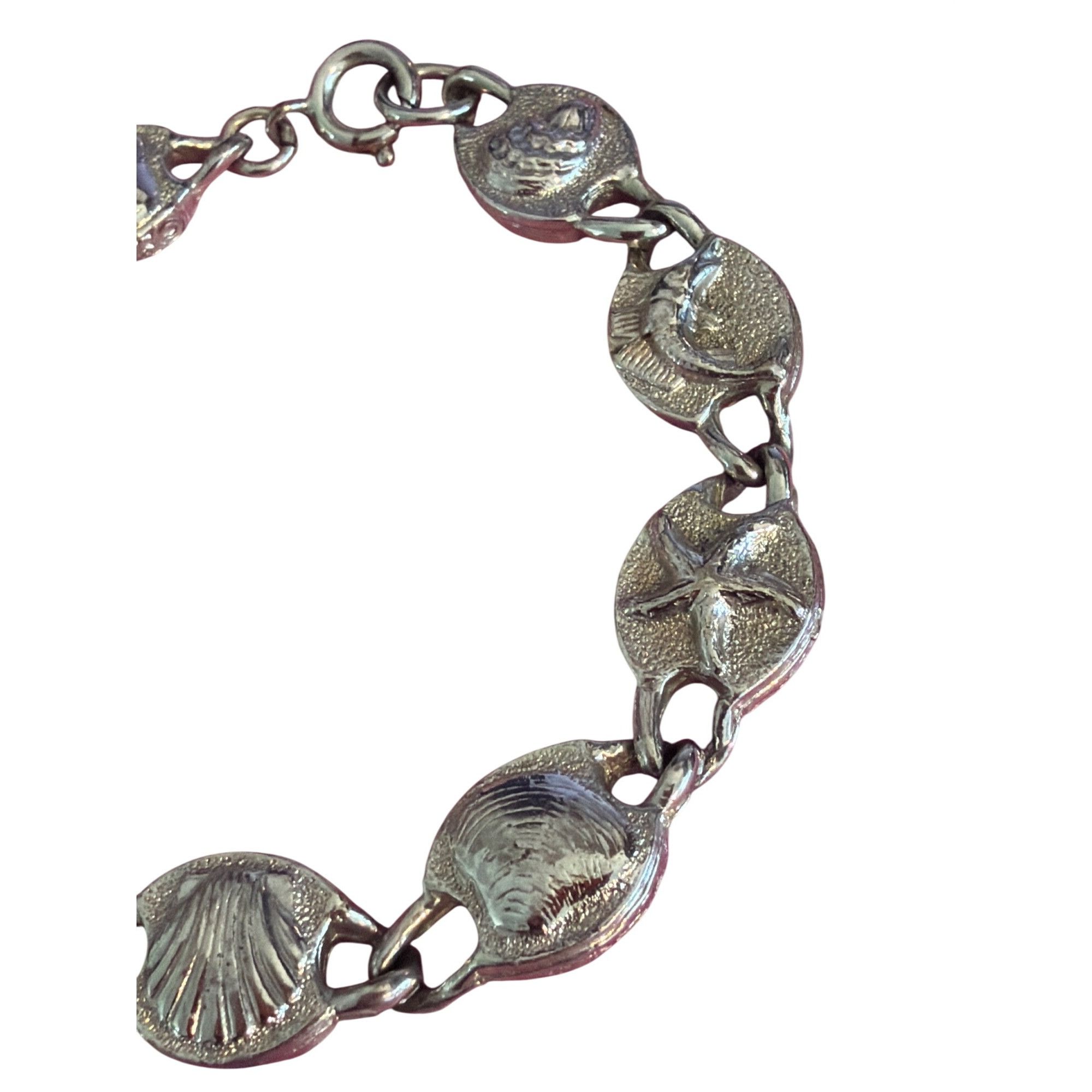 Other Vtg Sarah Coventry Harlequin Reversible Bracelet Silver Tone Size ONE SIZE - 6 Thumbnail