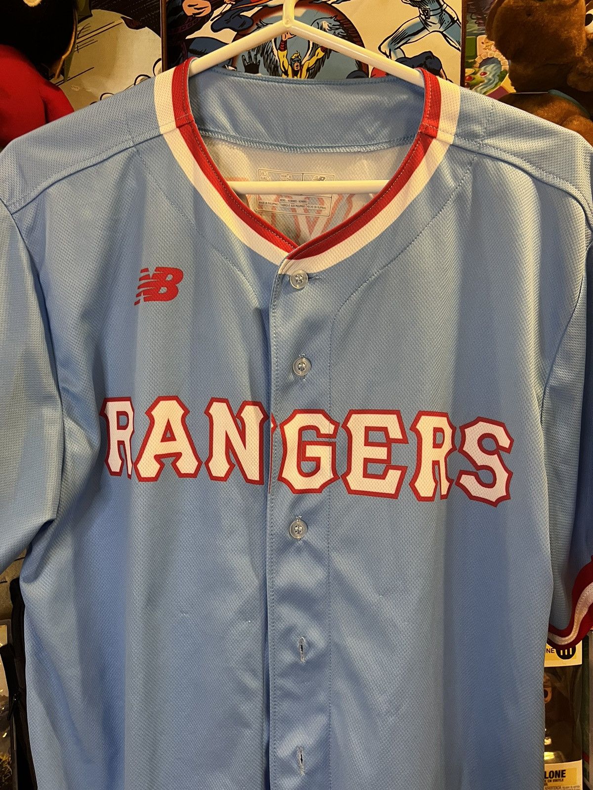 MLB × New Balance New Balance Texas Rangers 00 Davies Baseball Jersey Size US L / EU 52-54 / 3 - 2 Thumbnail