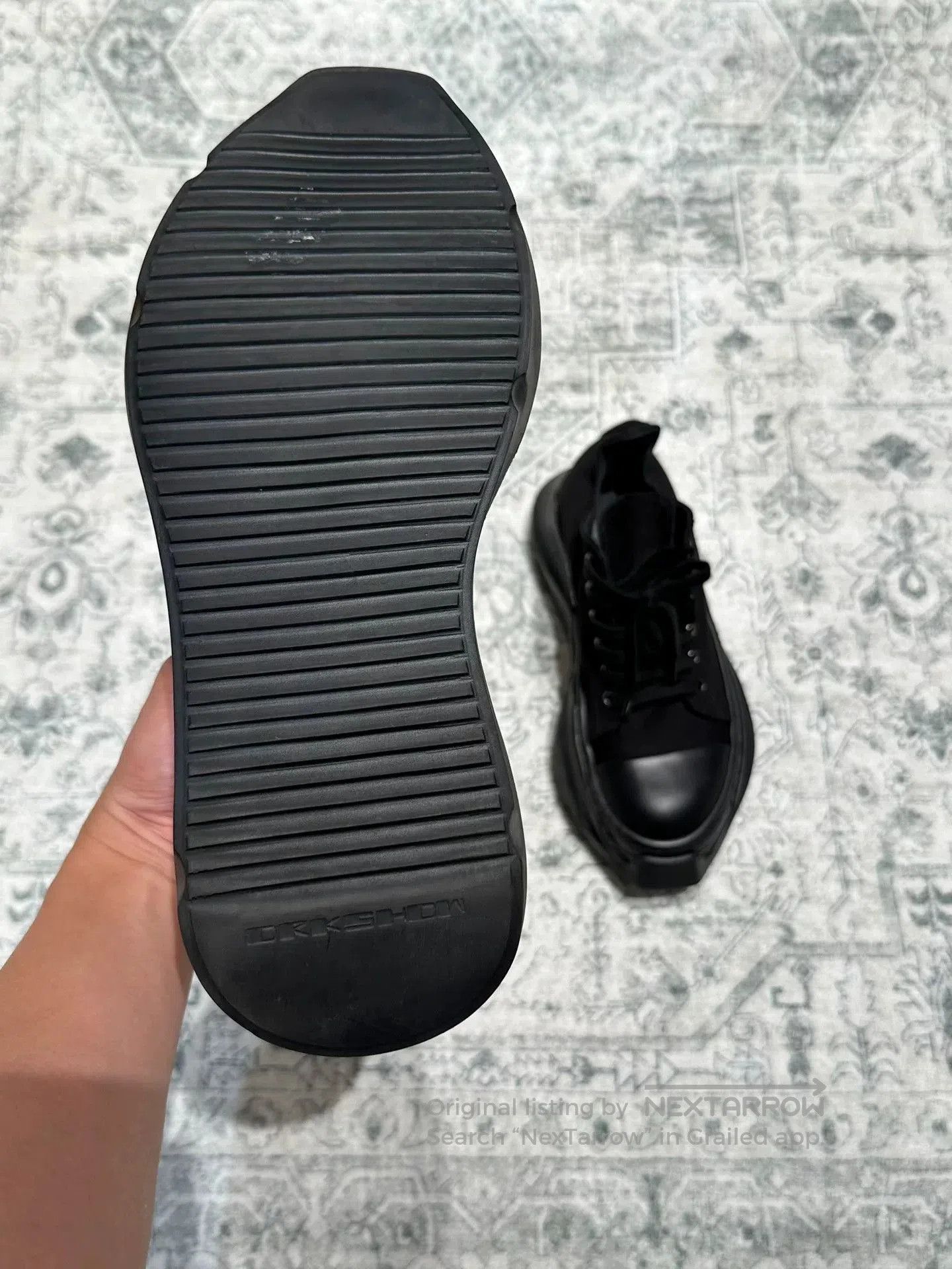 Rick Owens Rick Owens Platform Canvas Black Sneakers. Size US 6 / EU 39 - 7 Thumbnail