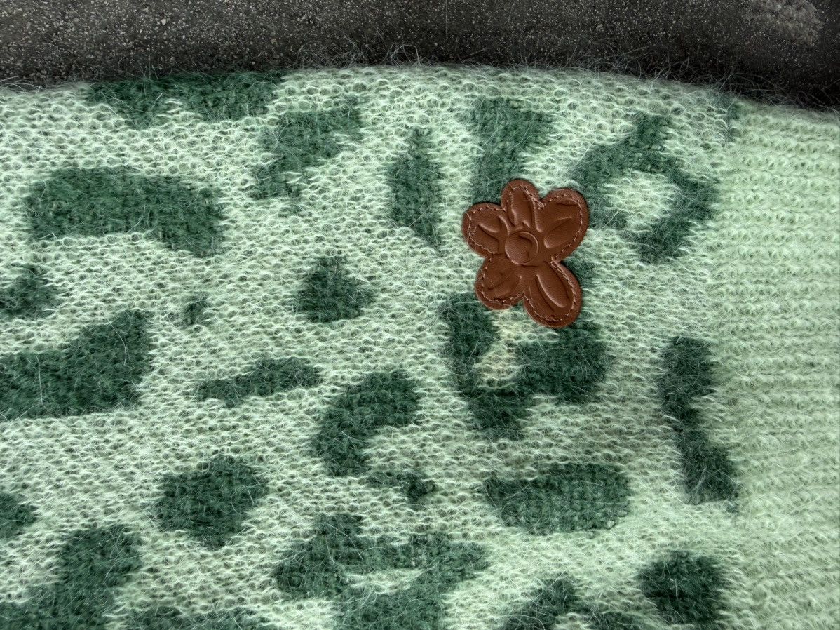 Golf le Fleur Golf Le Fleur Mint green Digi Leopard mohair sweater vest Size US XS / EU 42 / 0 - 4 Thumbnail