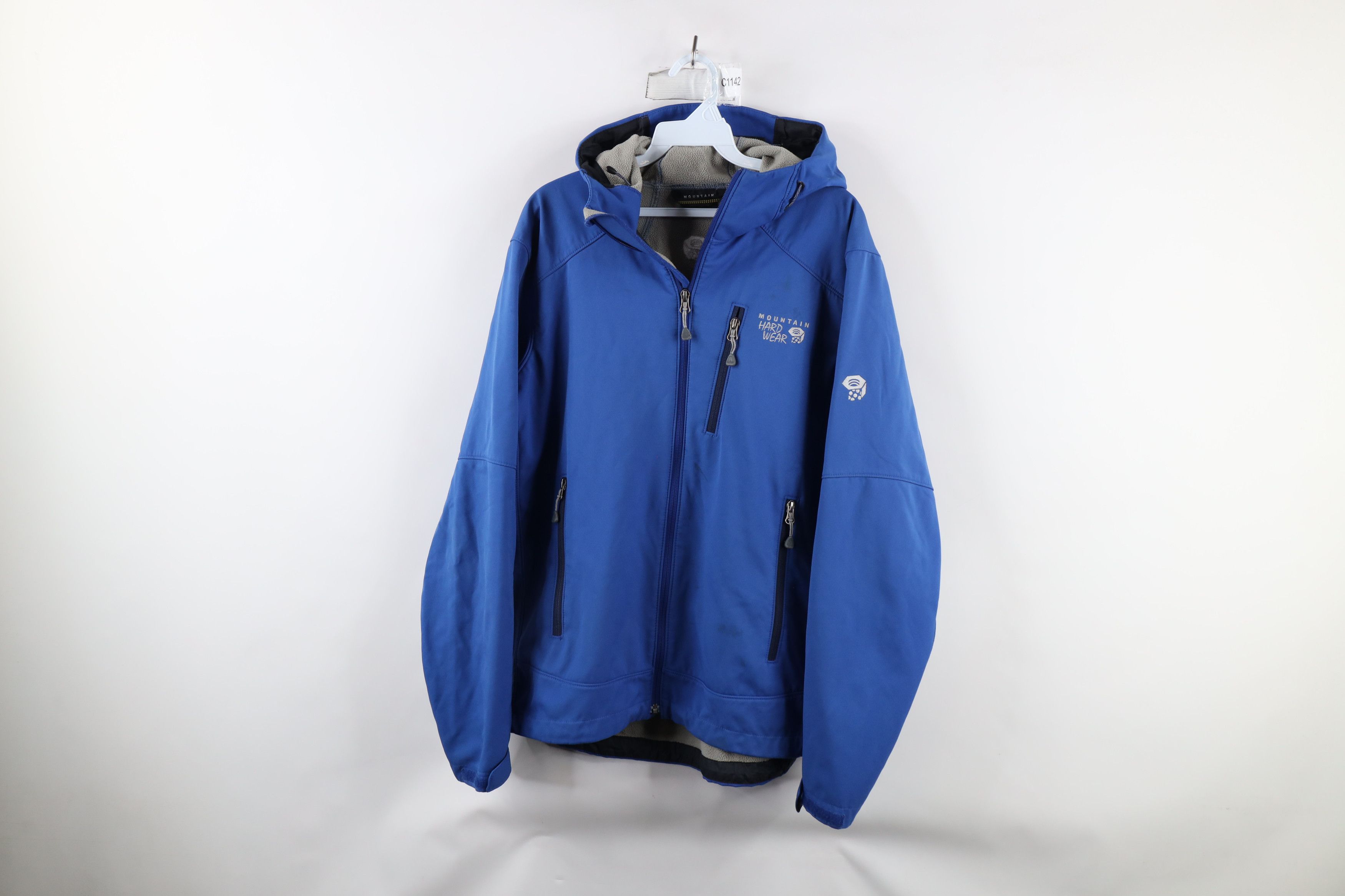 Mountain Hardwear × Vintage Mountain Hardwear Spell Out Fleece Lined Full Zip Jacket Size US L / EU 52-54 / 3 - 1 Thumbnail