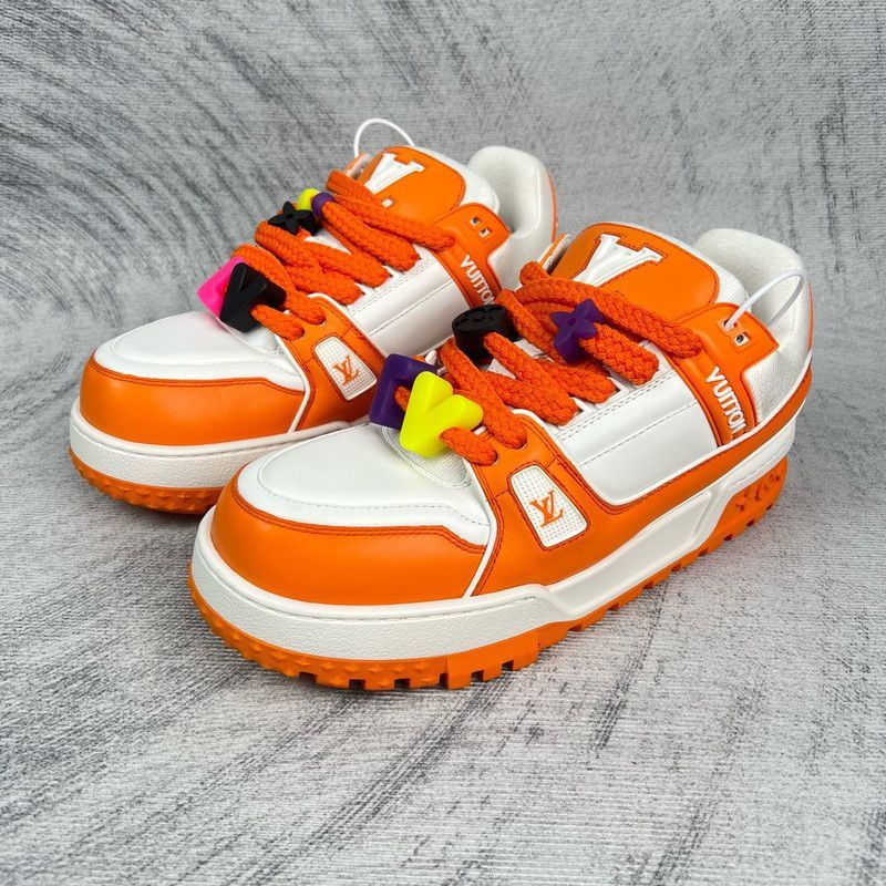 Louis Vuitton Louis Vuitton Trainer Maxi Low-Top Fashion Sneakers -2508 Size US 9.5 / EU 42-43 - 1 Thumbnail