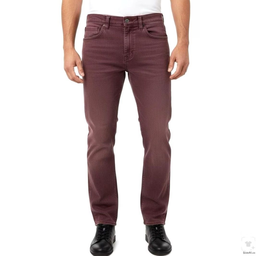 Levi's Levi's 501 Jeans Mens 36x32 Red Medium Wash Straight Denim Button Fly Classic Fit Size US 36 / EU 52 - 4 Thumbnail