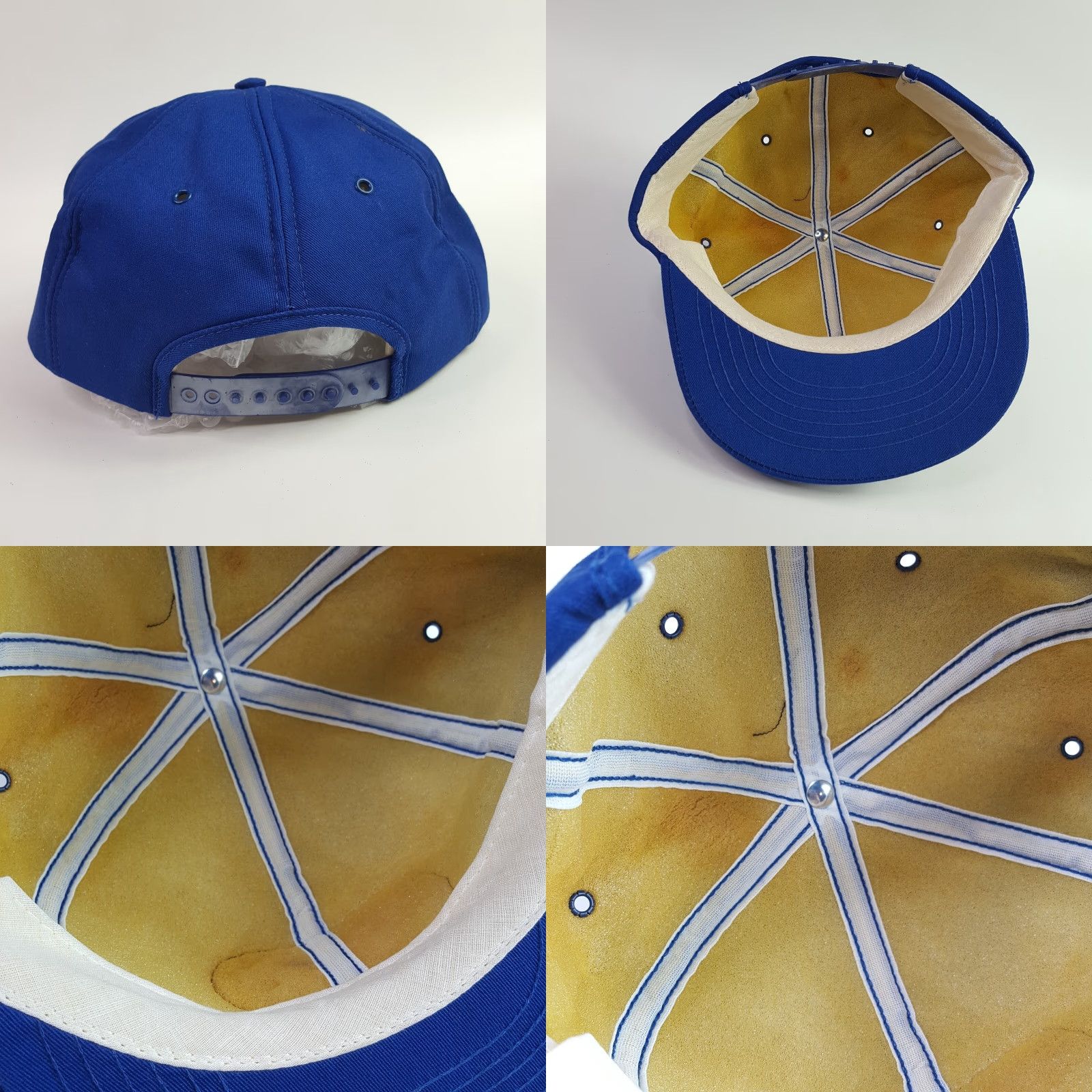 Vintage VINTAGE Swingster USA Made Trucker Hat Patch 80s 90s Farm Cap Adjustable Men Blue Hat Size ONE SIZE - 8 Thumbnail