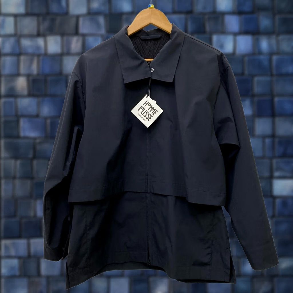 Issey Miyake ISSEY MIYAKE HOMME PLISSE PACKABLE SHIRT Size 2 Black Mens Button-Up Long Sleeve Polyester Packable Shirt 72cm 60cm Size US XS / EU 42 / 0 - 1 Thumbnail
