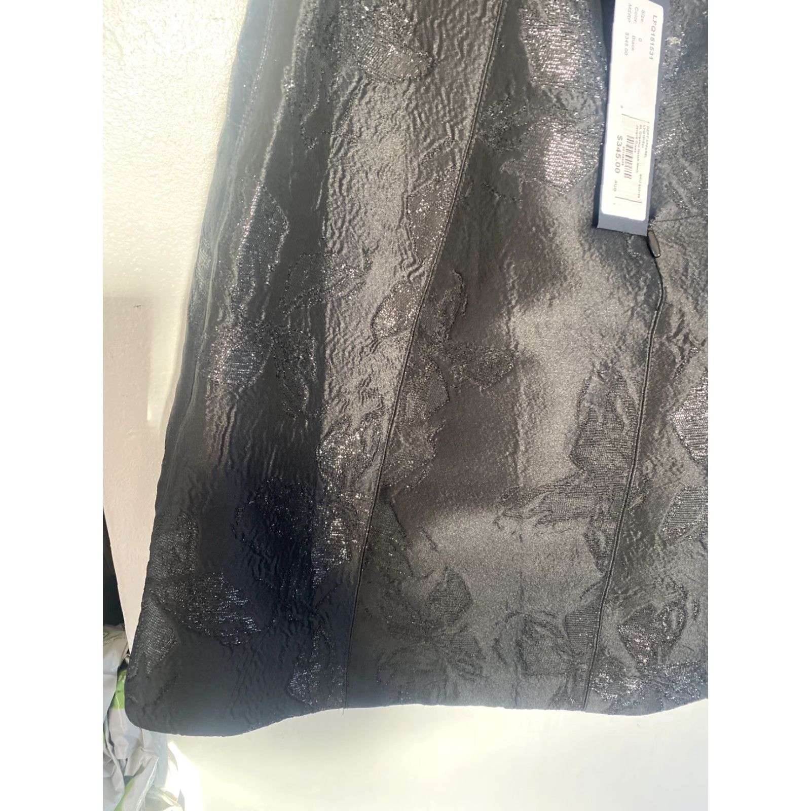 Halston HALSTON Dress Notch Neck Women’s 0 Black Knee Length Ball Gown Women Dress UPC Size XS / US 0-2 / IT 36-38 - 3 Thumbnail