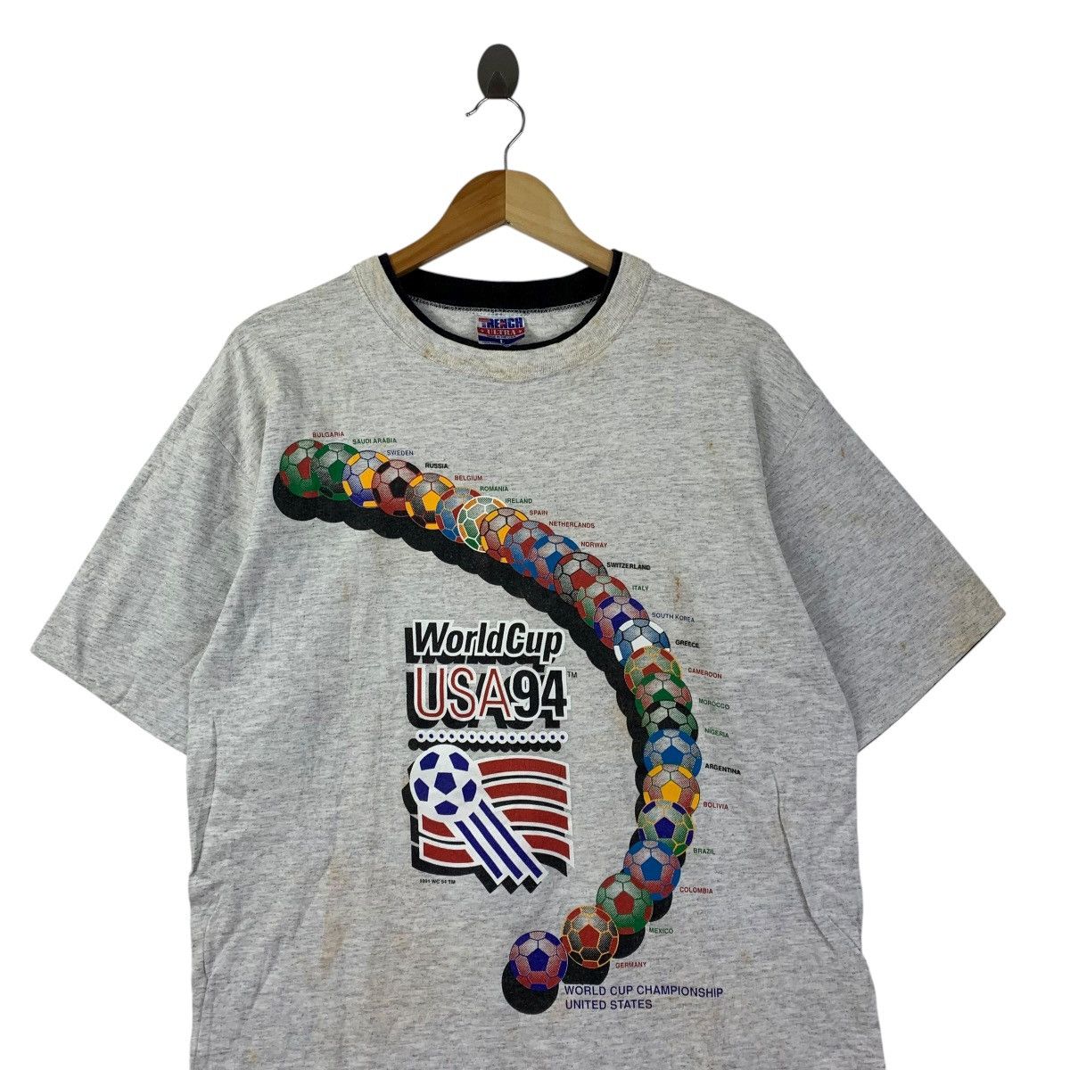 Vintage Vintage 1994 FIFA World Cup USA T-Shirt Size US L / EU 52-54 / 3 - 2 Thumbnail