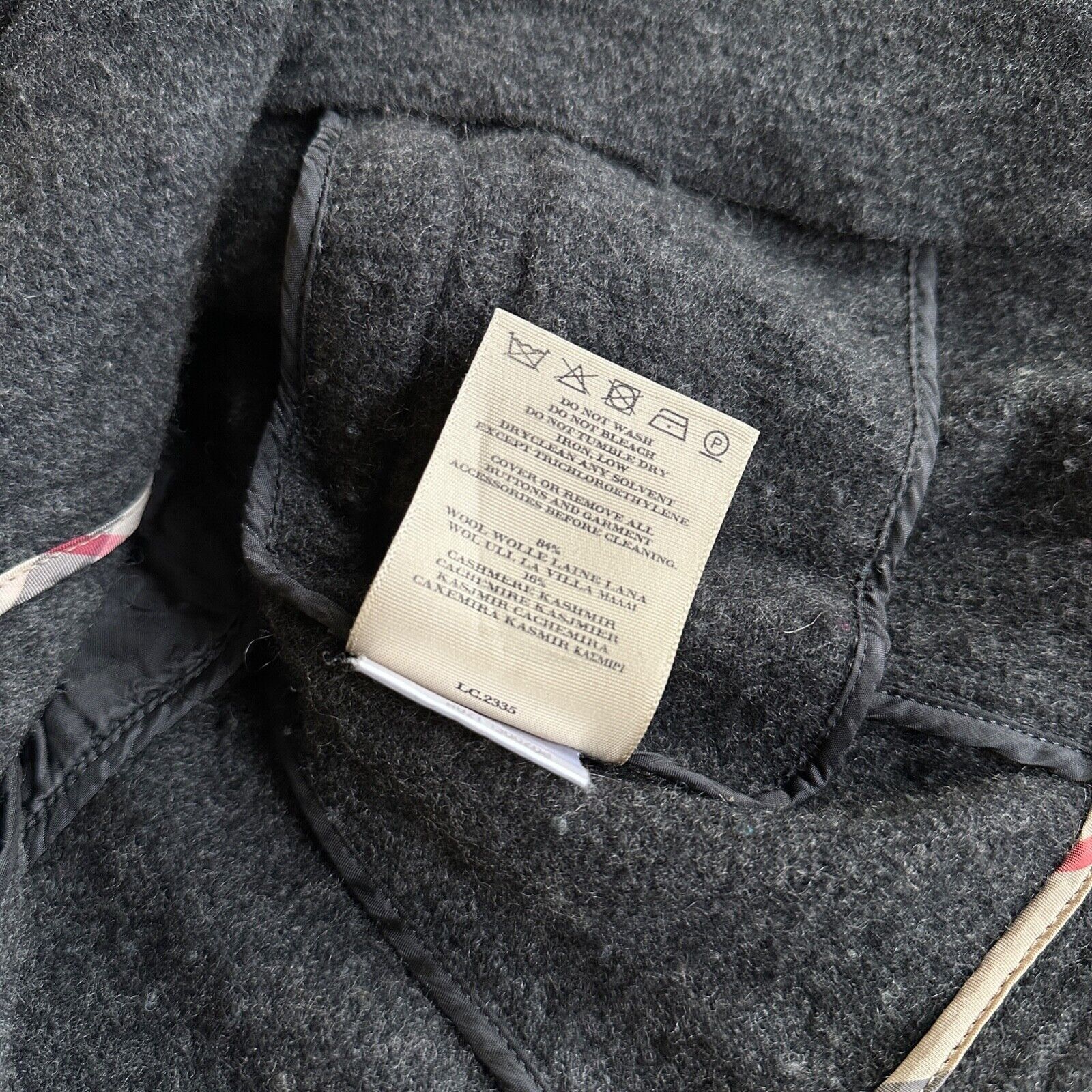 Burberry Burberry Slim Fit Wool Cashmere Grey Blazer Jacket 8372AC Size XL / US 12-14 / IT 48-50 - 5 Thumbnail