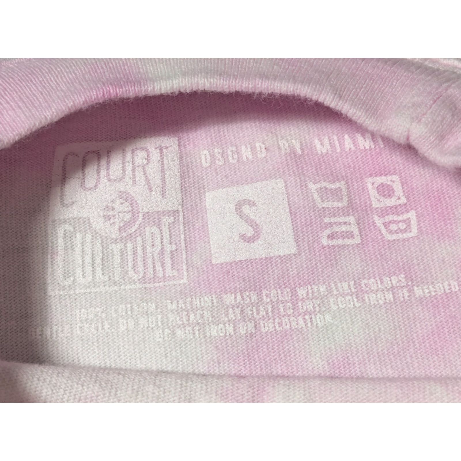 ESPIRIT MIAMI HEAT Spirit Jersey x Court Culture Shirt Adult Small Pastel Tie Dye Cotton Jersey Size US S / EU 44-46 / 1 - 7 Thumbnail