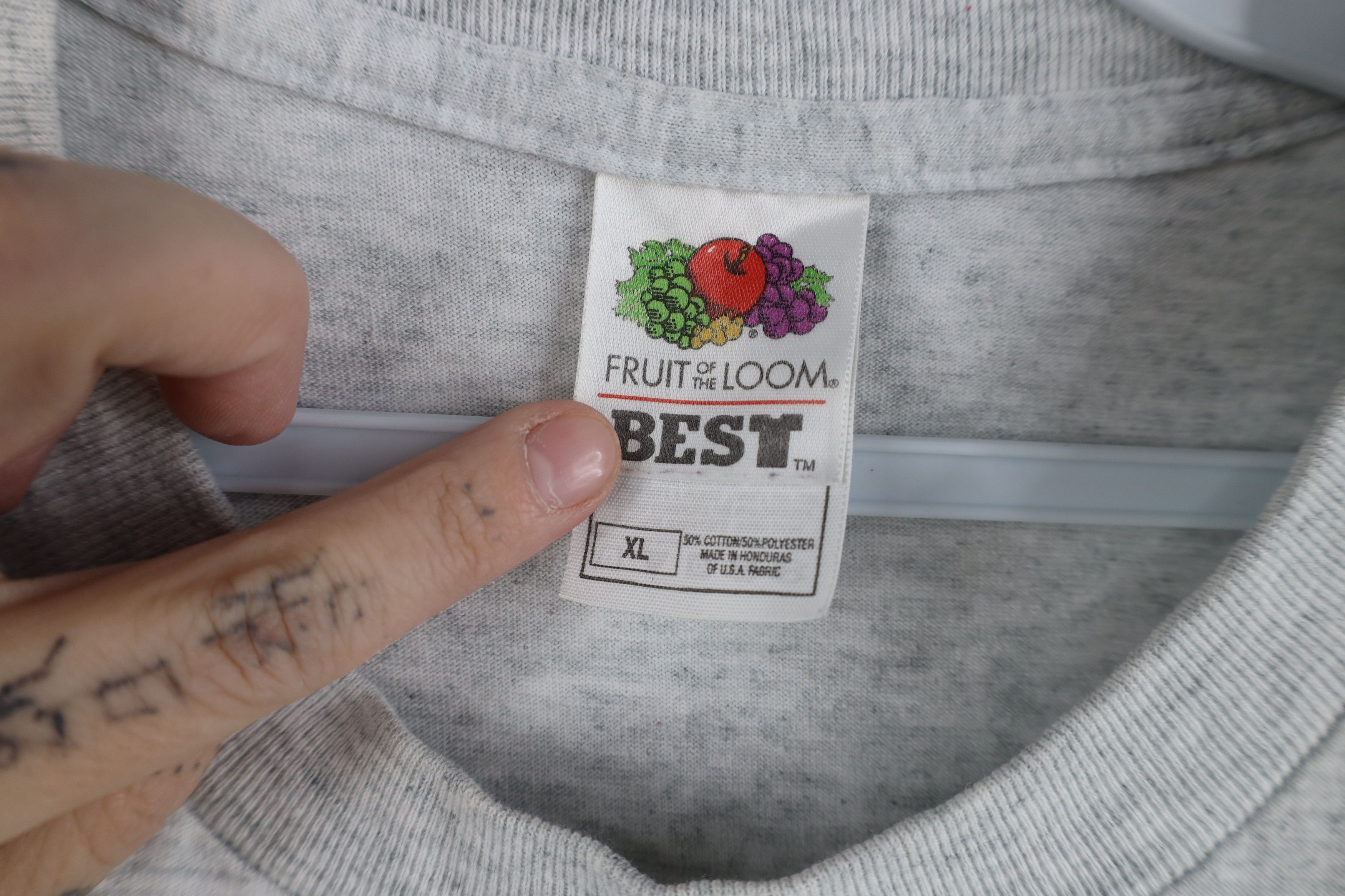 Vintage Vintage 90s ABC Seamless Siding Short Sleeve T-Shirt Gray Size US XL / EU 56 / 4 - 8 Thumbnail
