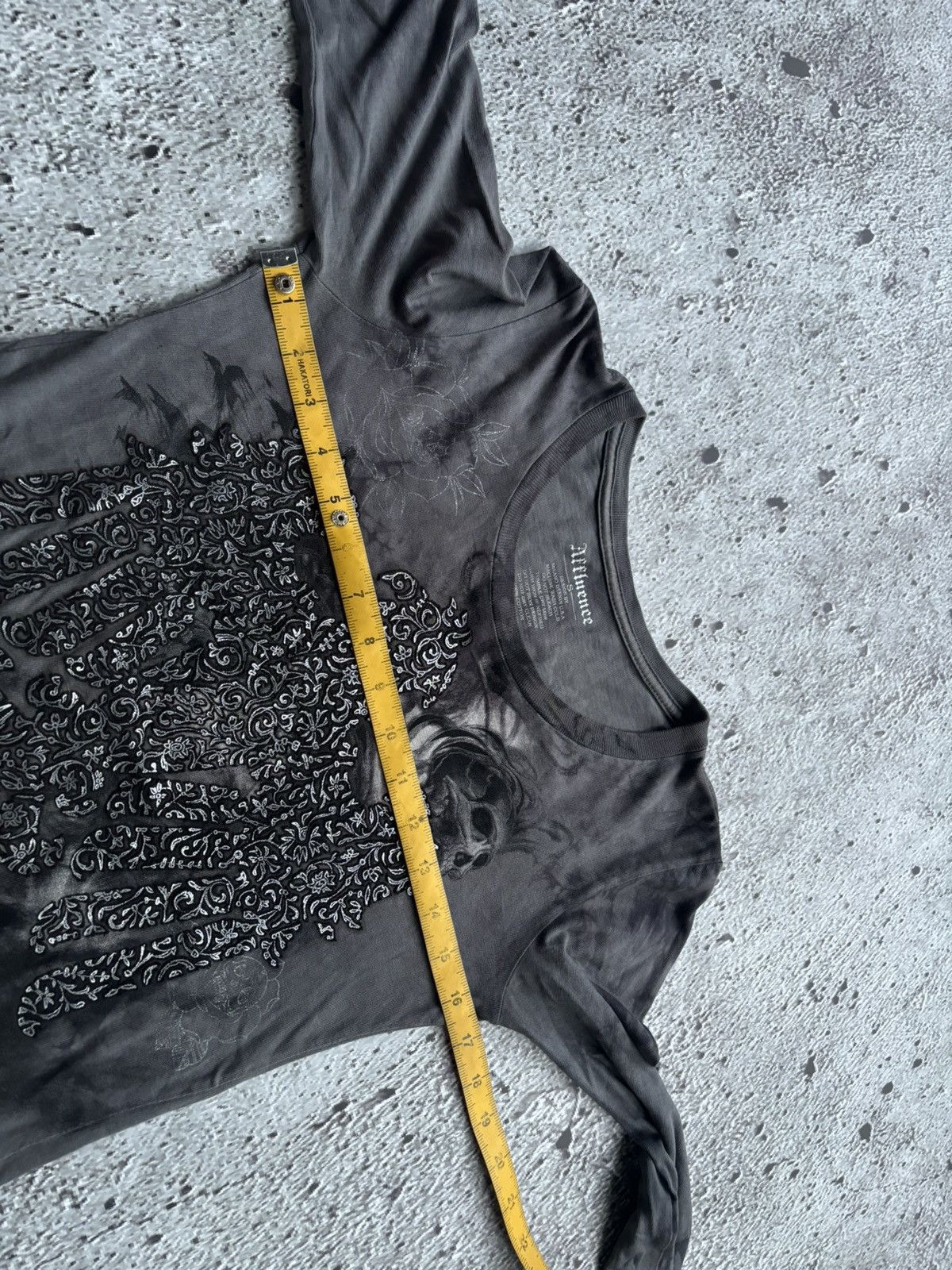 If Six Was Nine Y2k Affluence Skull Ifsix Punk Style Longsleeve Size US S / EU 44-46 / 1 - 10 Thumbnail
