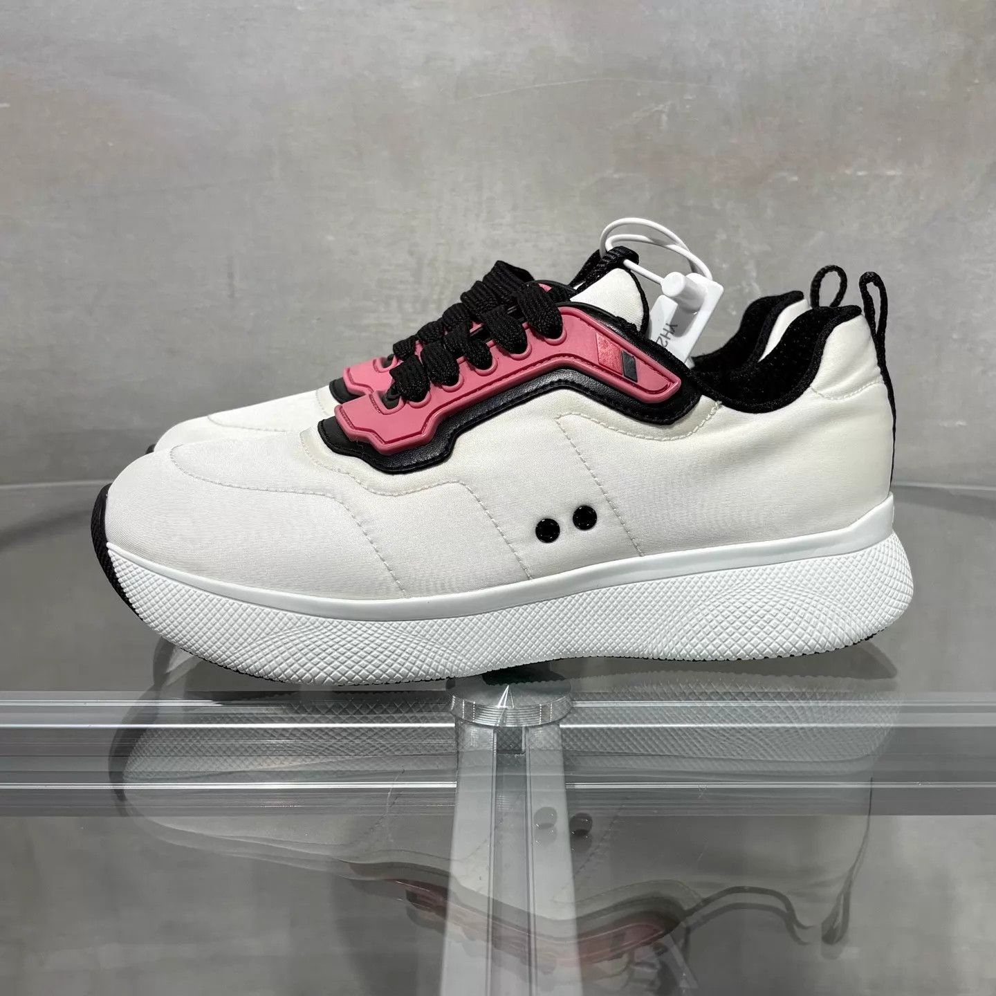 Prada Prada casual white sneakers 36.5 new with box Size US 6 / IT 36 - 3 Thumbnail