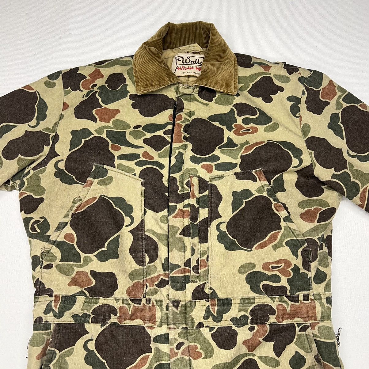 Vintage × Walls VTG Walls Blizzard Pruf Coverall Duck Camo Insulated Zip 90s Size US M / EU 48-50 / 2 - 2 Thumbnail