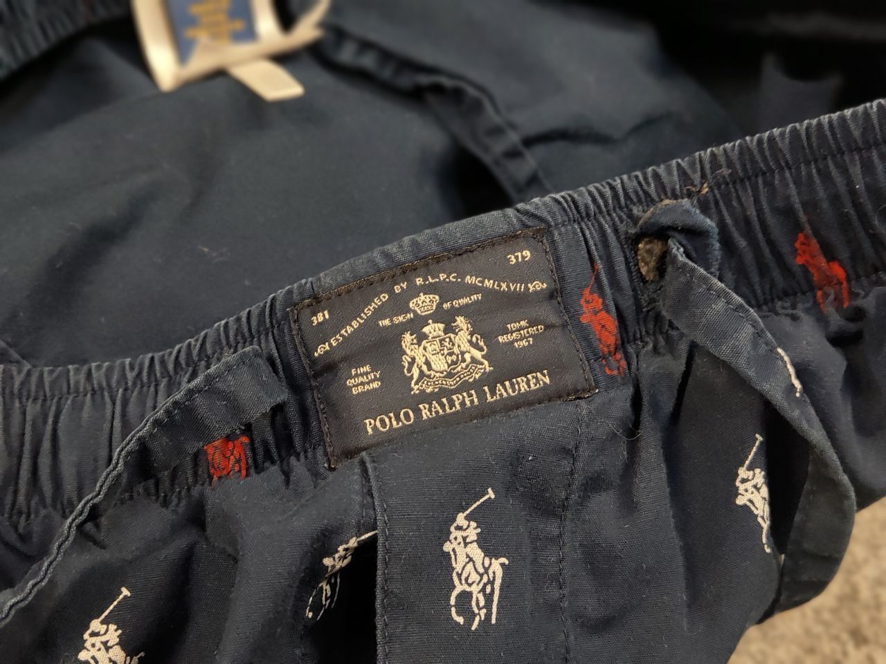 Polo Ralph Lauren Vintage Polo Ralph Lauren Light Blue Monogram Logo Shorts Size US 32 / EU 48 - 13 Thumbnail