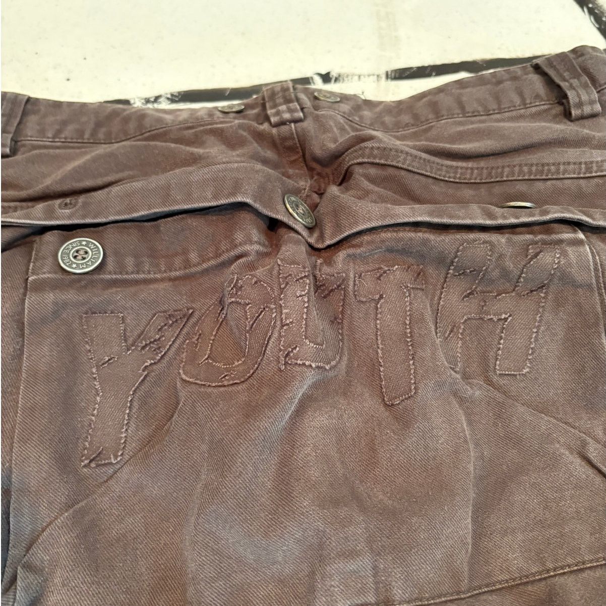 Other LA KING Youth Large Brown Cargo Pants – Utility Pants(32x24) Size US 32 / EU 48 - 7 Thumbnail