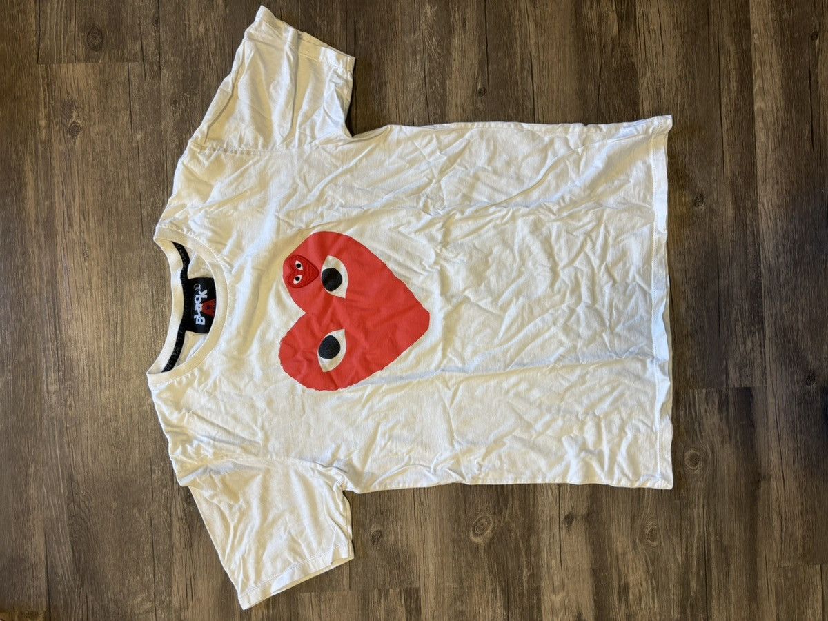 Comme des Garcons CDG white Tee Size L / US 10 / IT 46 - 3 Thumbnail