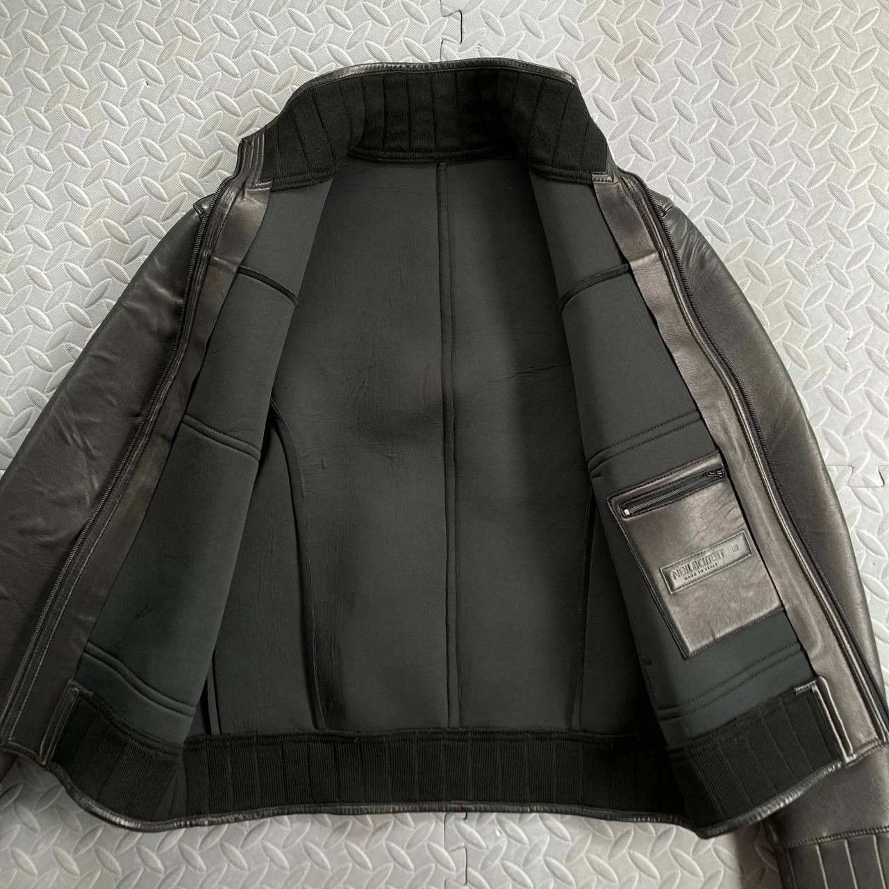 Neil Barrett Neoprene Leather Jacket Size US M / EU 48-50 / 2 - 4 Thumbnail