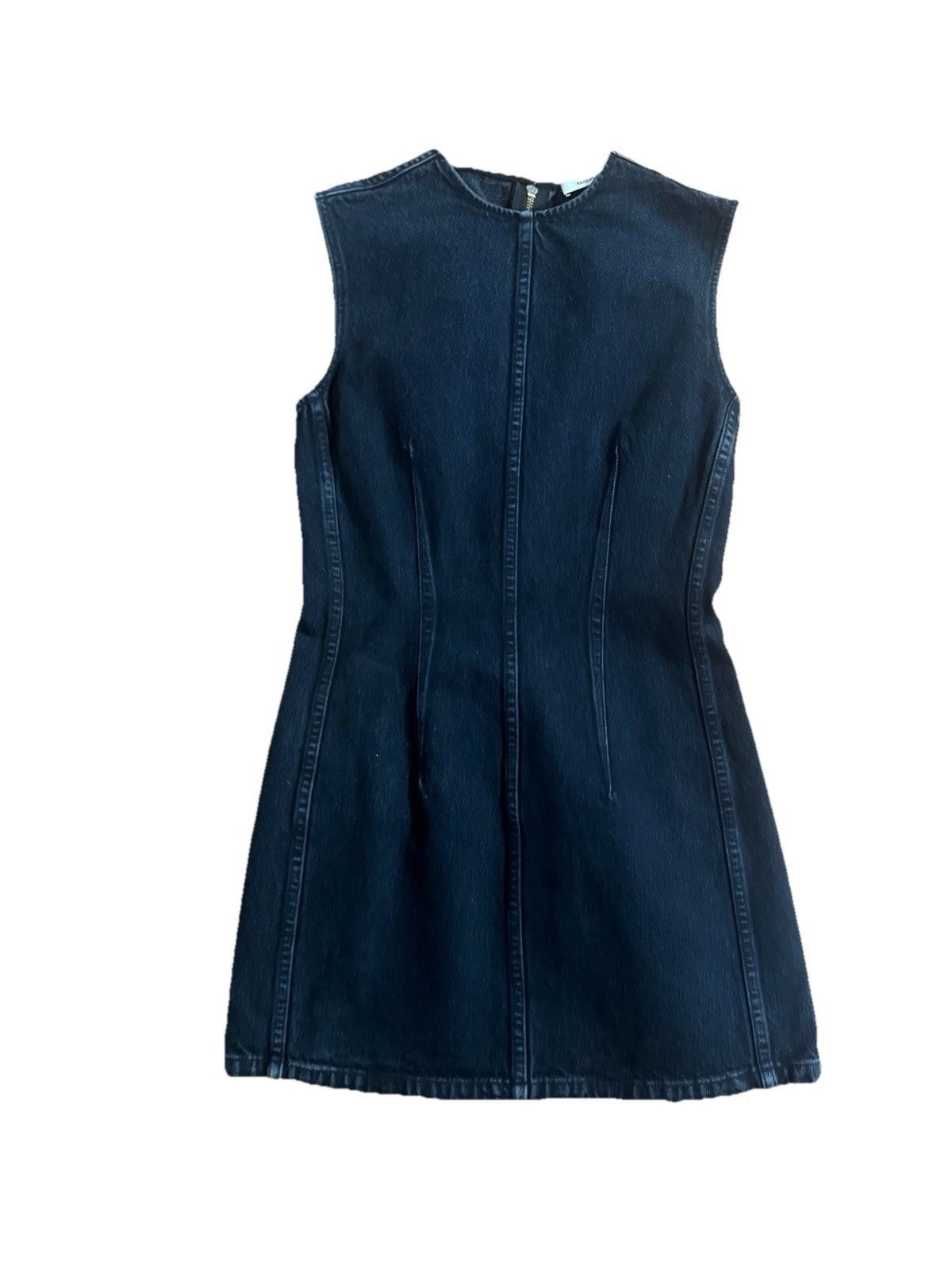 Agolde Women’s AGOLDE Black Inky Zip Down Mini Dress Size Small Size S / US 4 / IT 40 - 1 Thumbnail