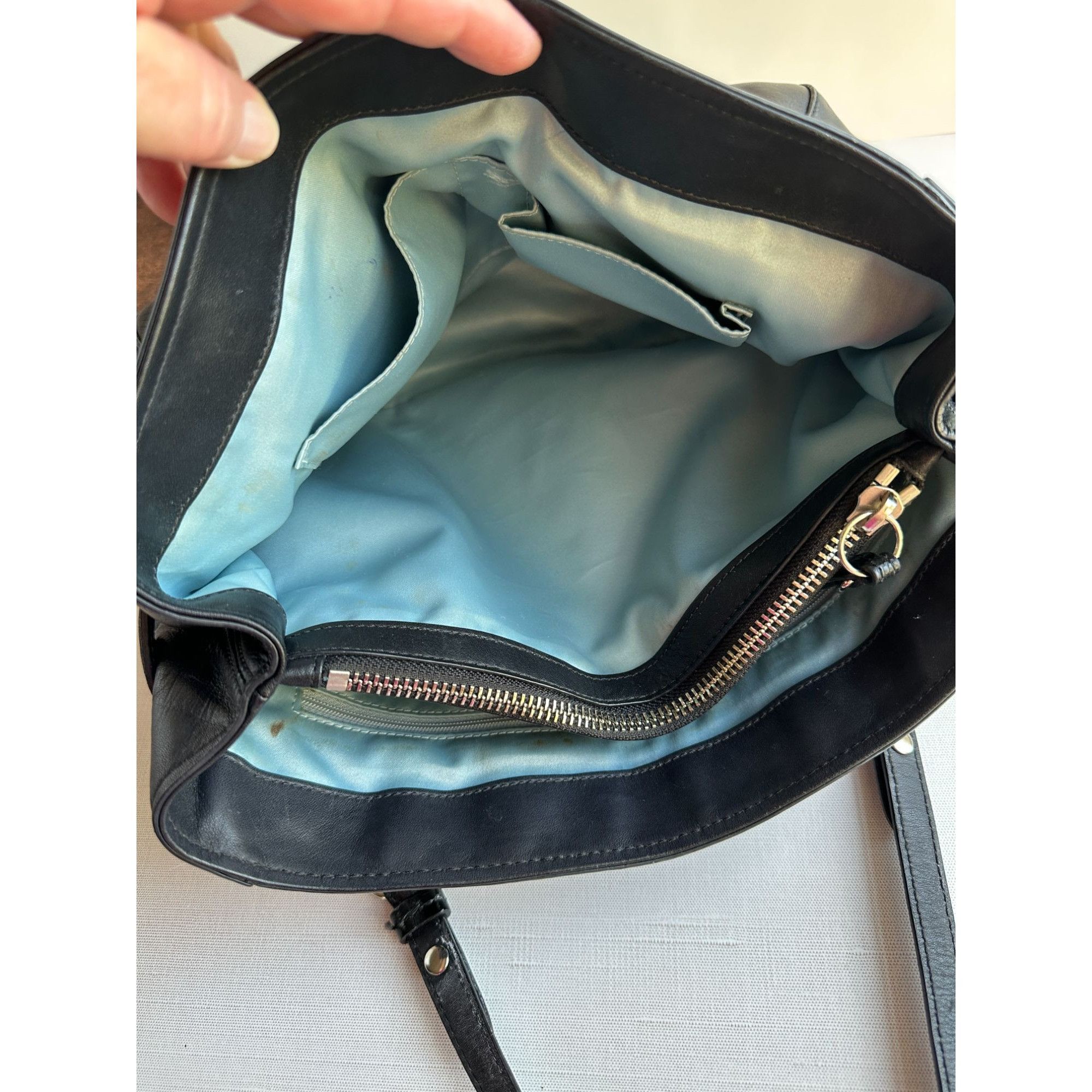 Coach COACH Colette Black Leather Carry All Shoulder Bag J1020-164 Size ONE SIZE - 24 Thumbnail