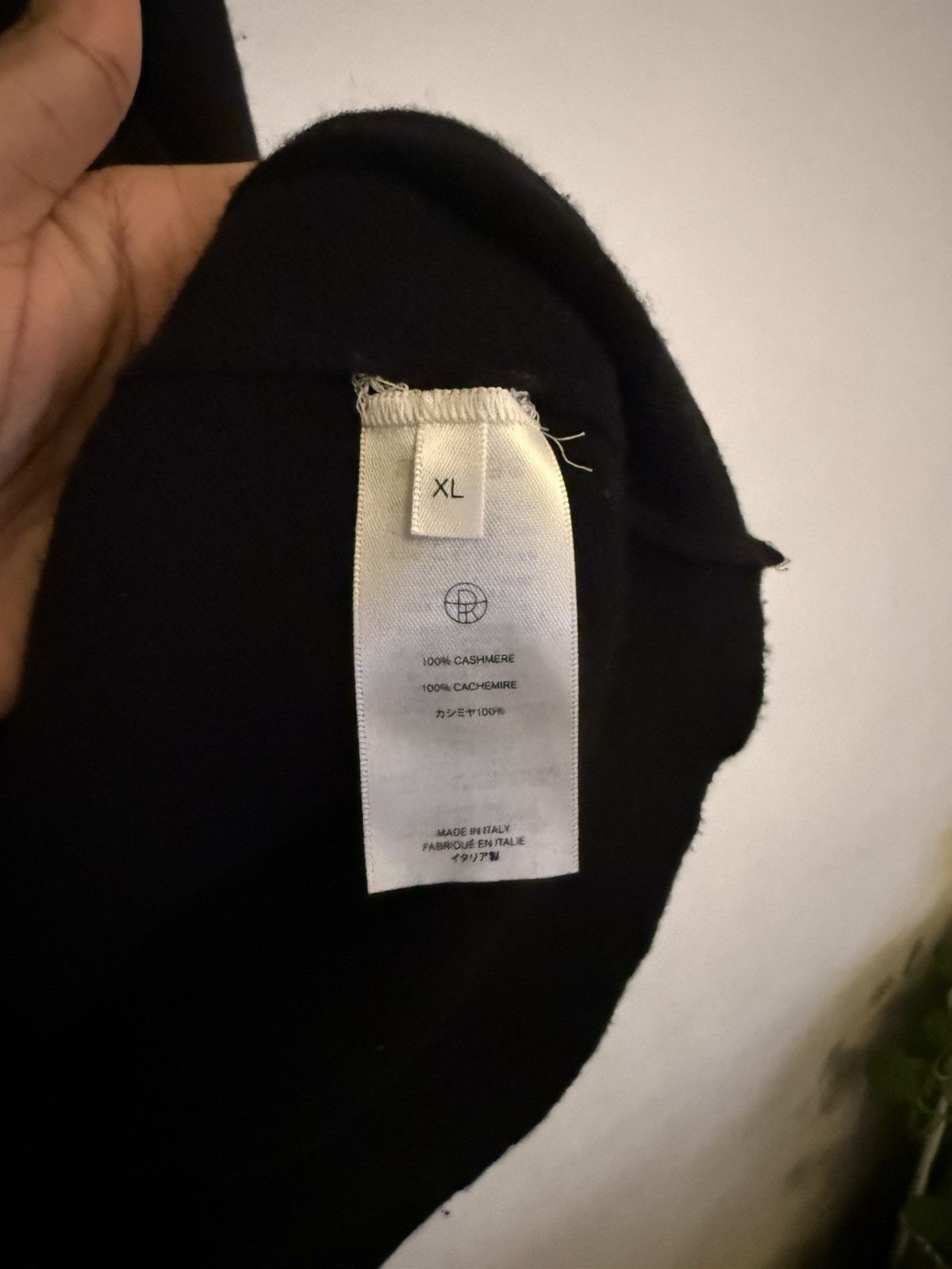 The Row THE ROW 100% CASHMERE BLACK Hoodie Size US XL / EU 56 / 4 - 7 Thumbnail