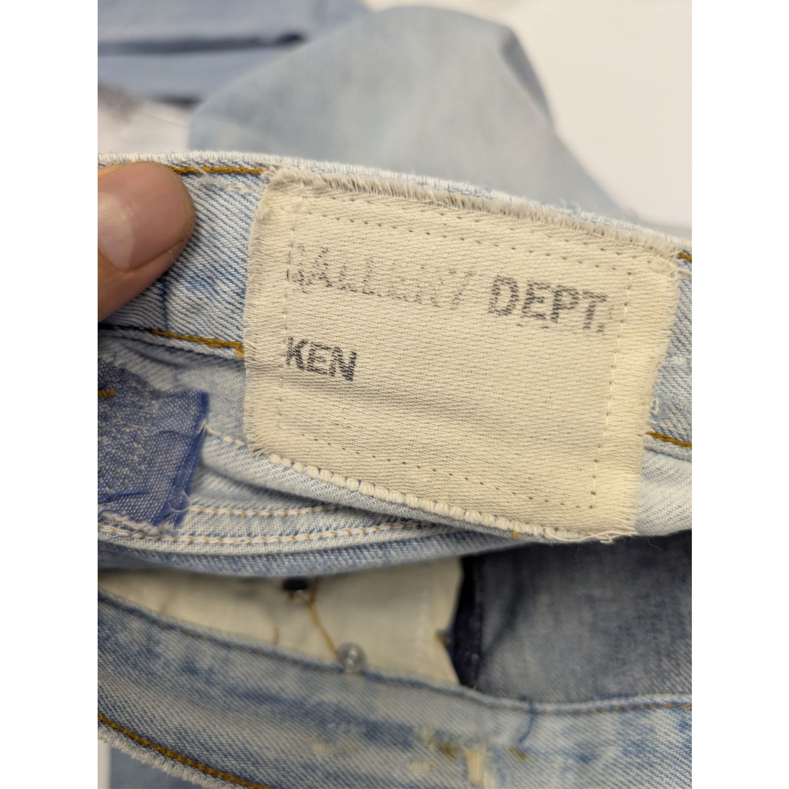 Gallery Dept. o1rshd1 Ken Reworked Vintage Ripped Destory Denim Jeans Size US 38 / EU 54 - 16 Thumbnail