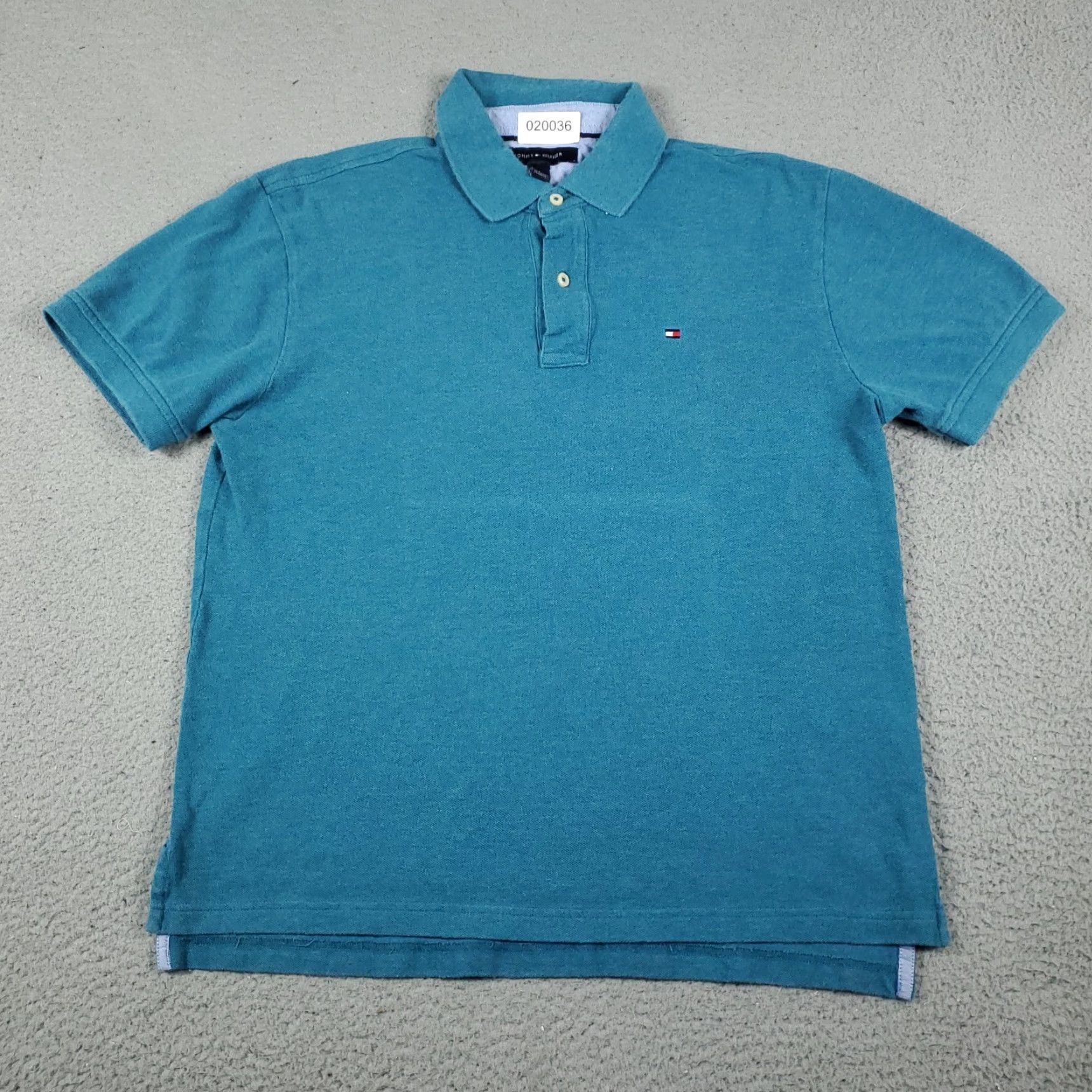 Tommy Hilfiger Tommy Hilfiger Polo Shirt Adult Medium Blue Casual Short Sleeve Mens Size US M / EU 48-50 / 2 - 3 Thumbnail