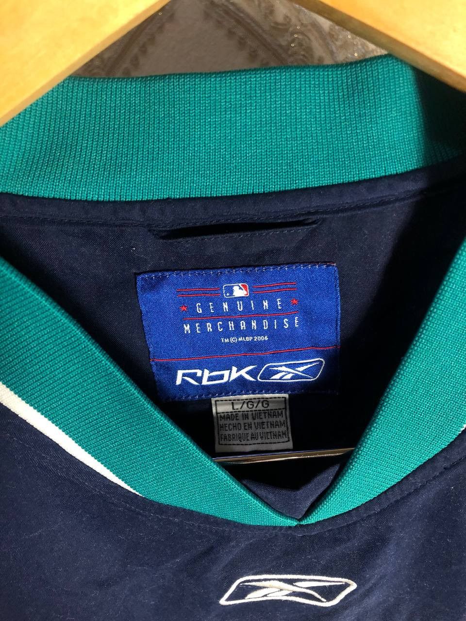 Reebok × Vintage VERY RARE REEBOK MLB MARINERS SWEATSHIRT MADE IN USA 90s Y2K Size US L / EU 52-54 / 3 - 3 Thumbnail
