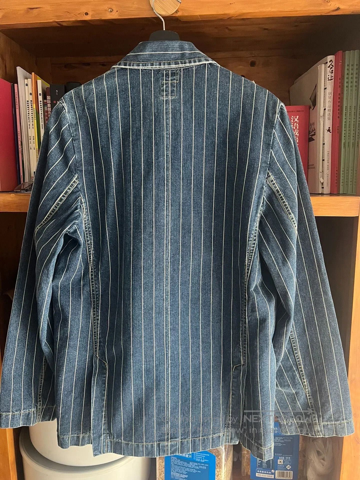 Pure Blue Japan Pure Blue Japan Indigo Denim Double-Breasted Coat. Size US L / EU 52-54 / 3 - 7 Thumbnail