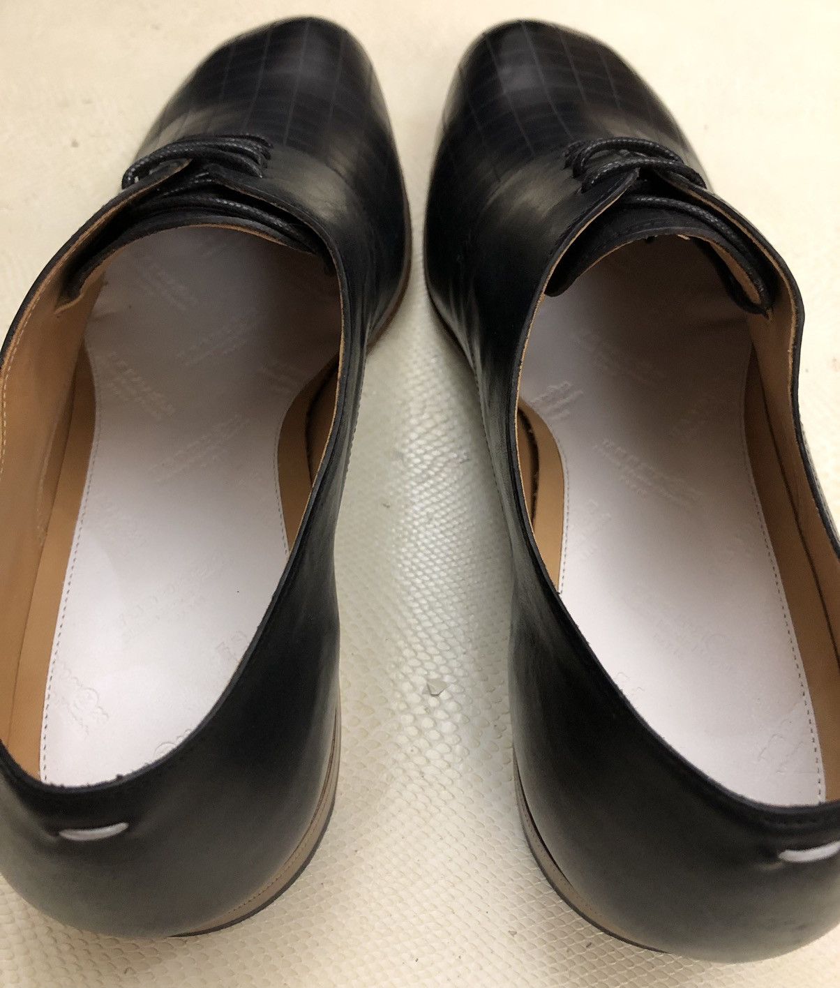 Maison Margiela Maison Margiela 22 🇮🇹 black matrix laser cut derby 44 NEW Size US 11 / EU 44 - 11 Thumbnail