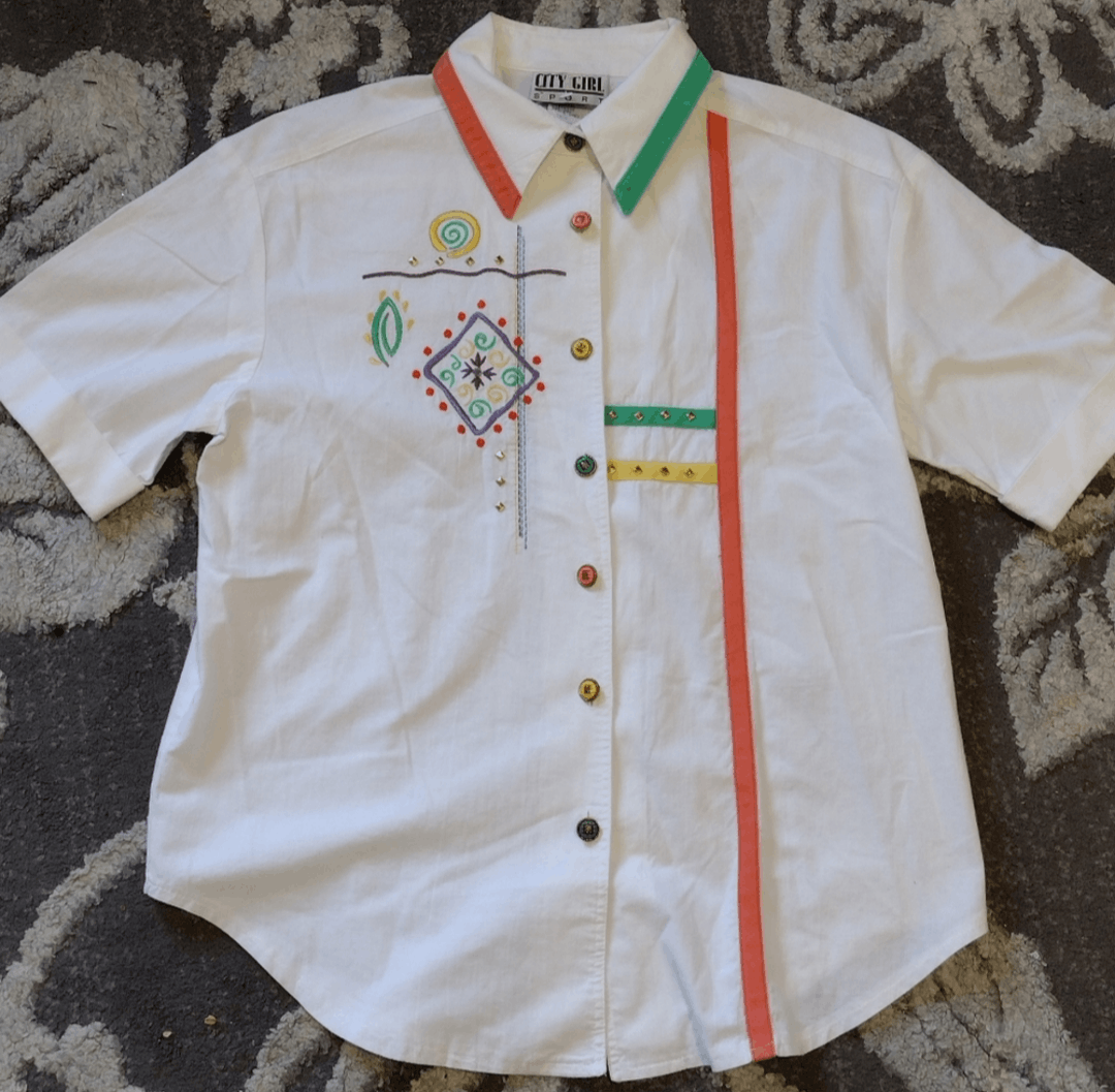 Vintage Vintage City Girl top Size M / US 6-8 / IT 42-44 - 1 Thumbnail